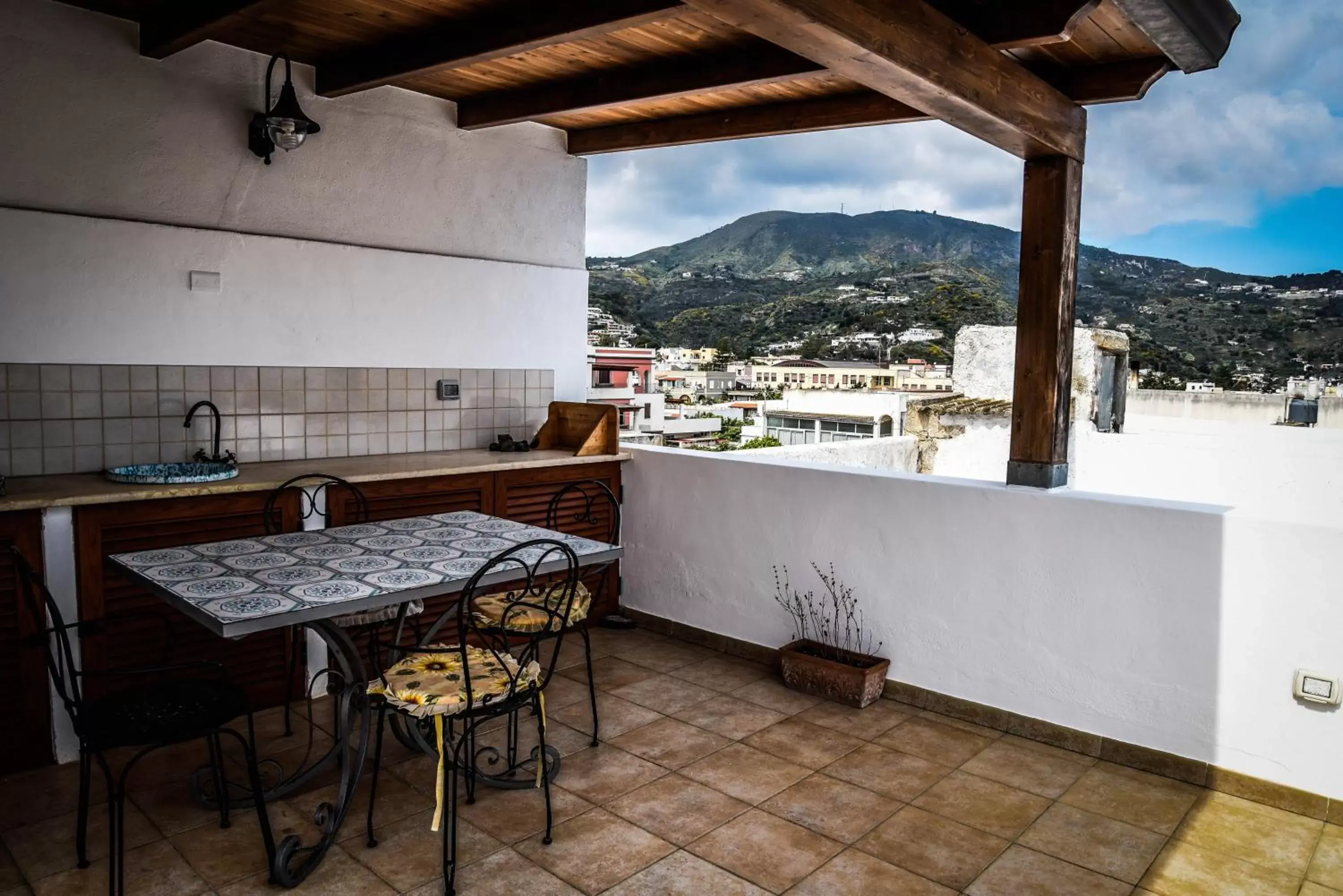 Balcony/Terrace in Malvasia B&B