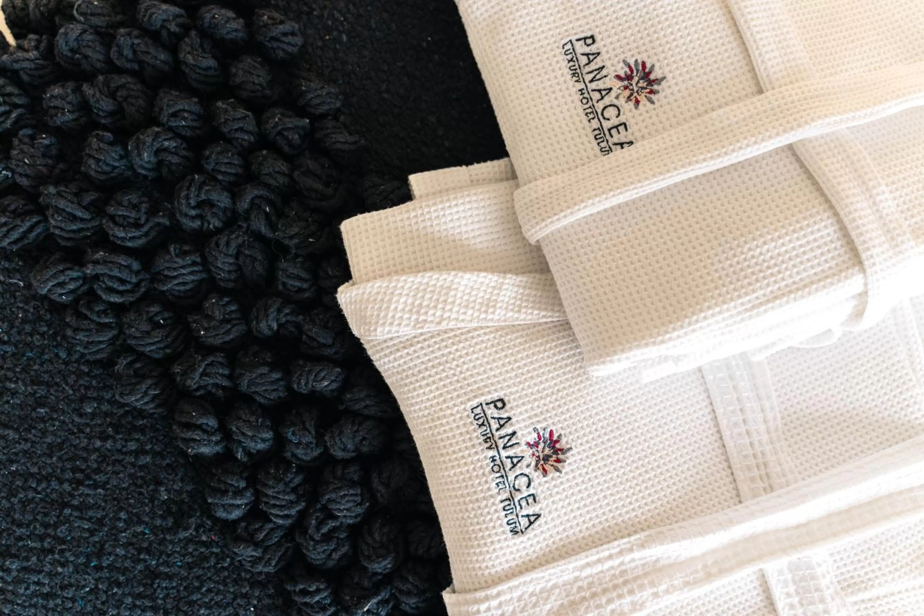 towels in Panacea Condo Tulum