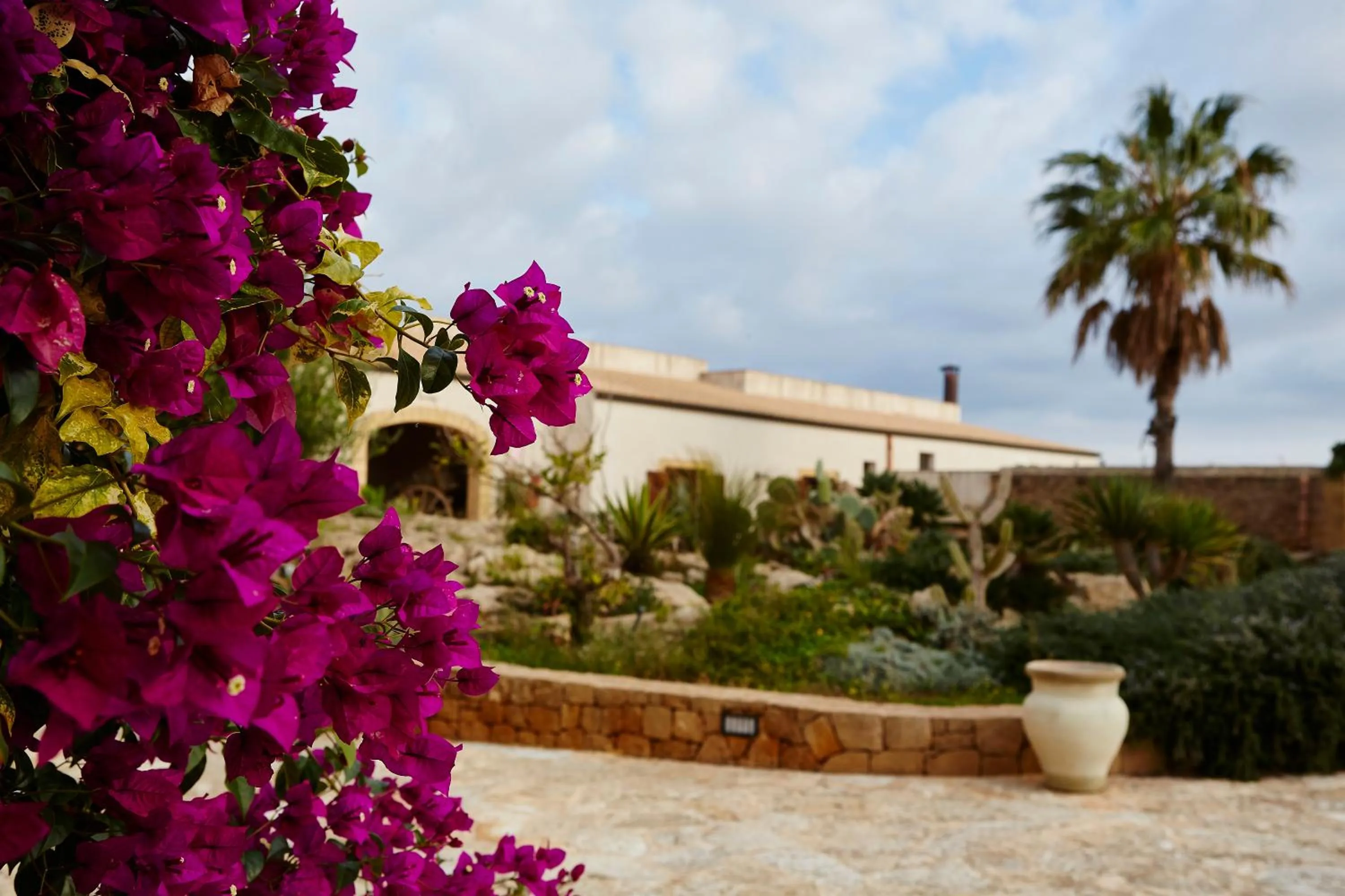 Decorative detail in Agriturismo Baglio Donnafranca Wine Resort