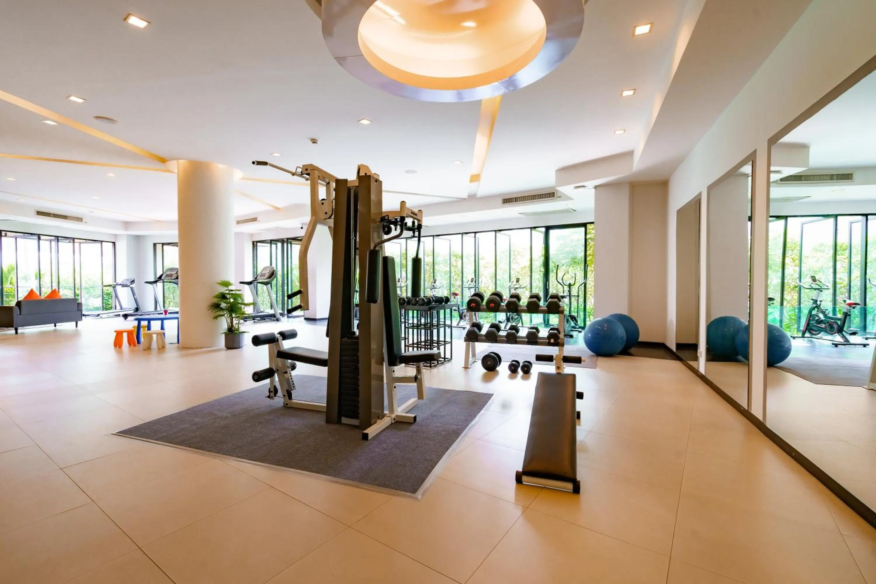 Fitness centre/facilities in J Inspired Hotel Pattaya