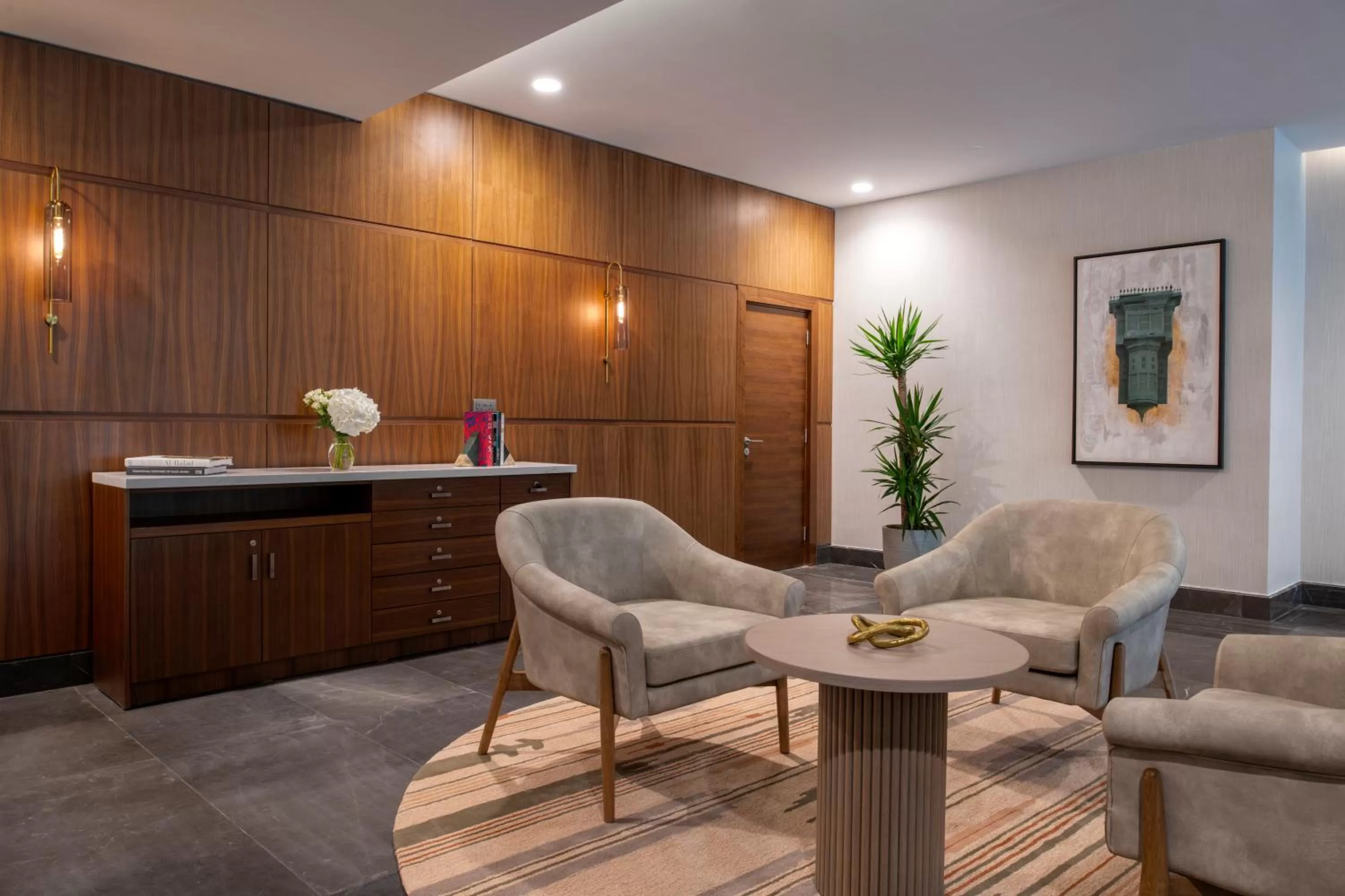 Seating area in Swissotel Living Jeddah