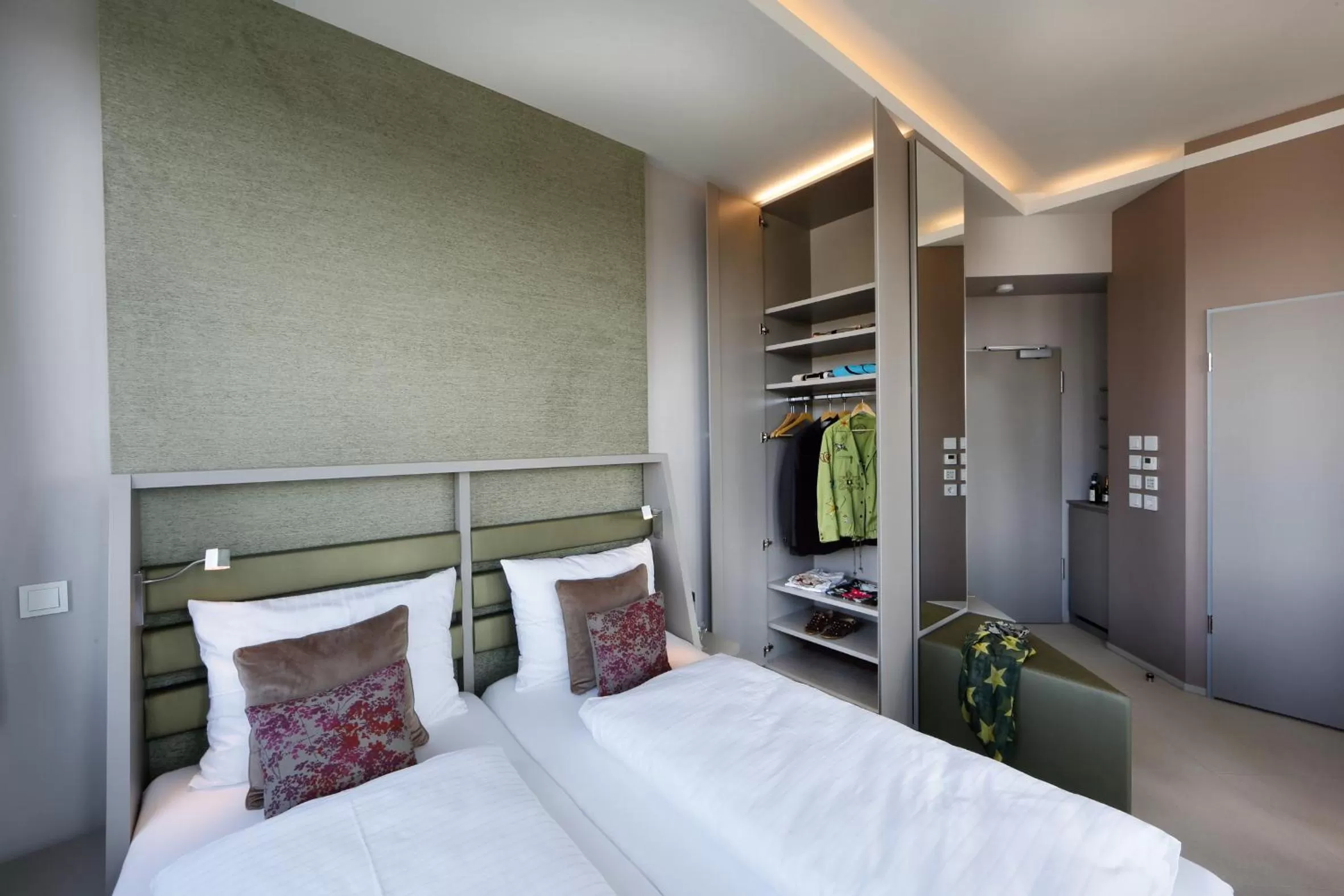 Bedroom, Bed in aquaTurm Hotel & Energie