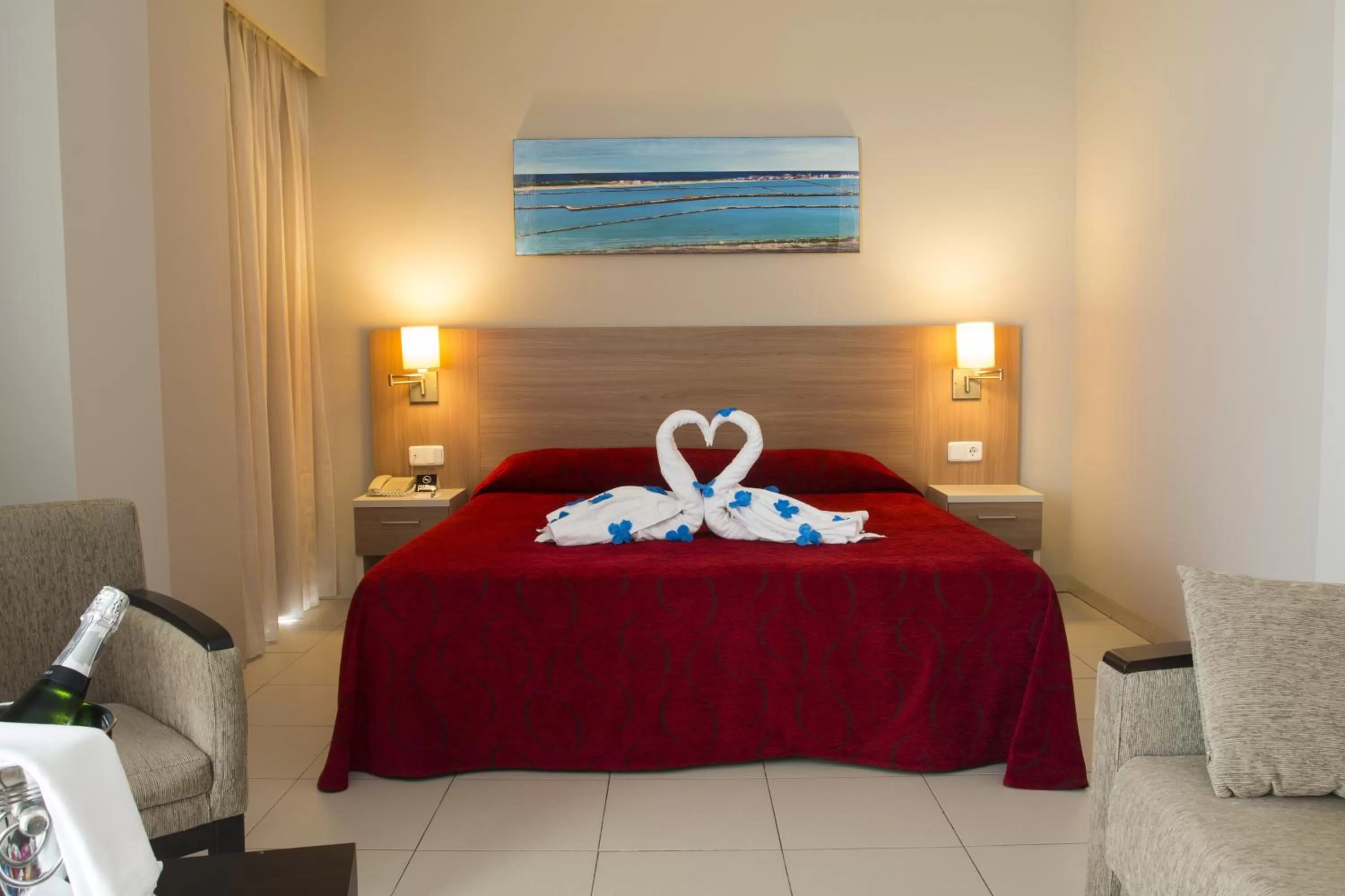 Bed in Hotel Lodomar Spa & Talasoterapia