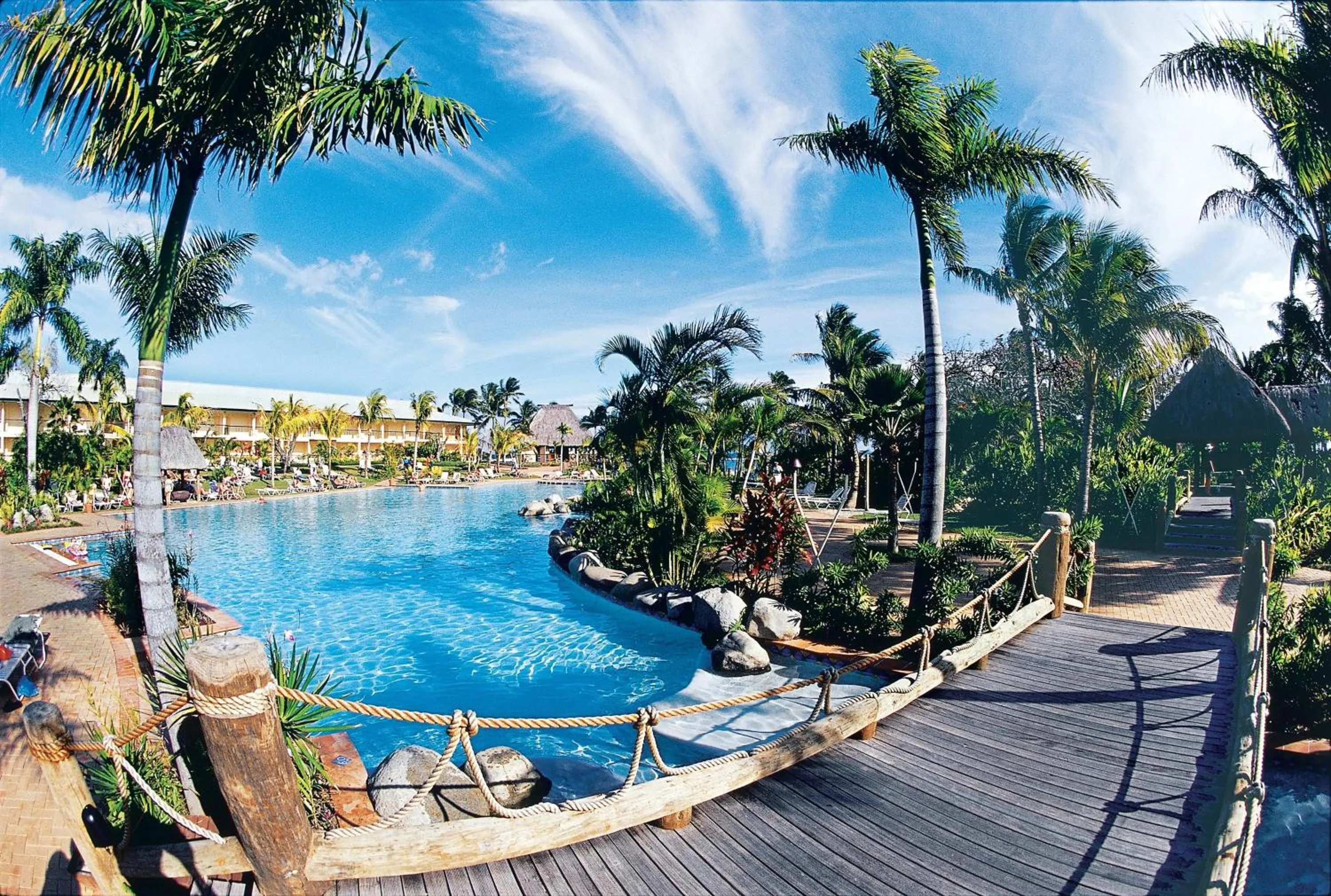 Swimming pool in Outrigger Fiji Beach Resort