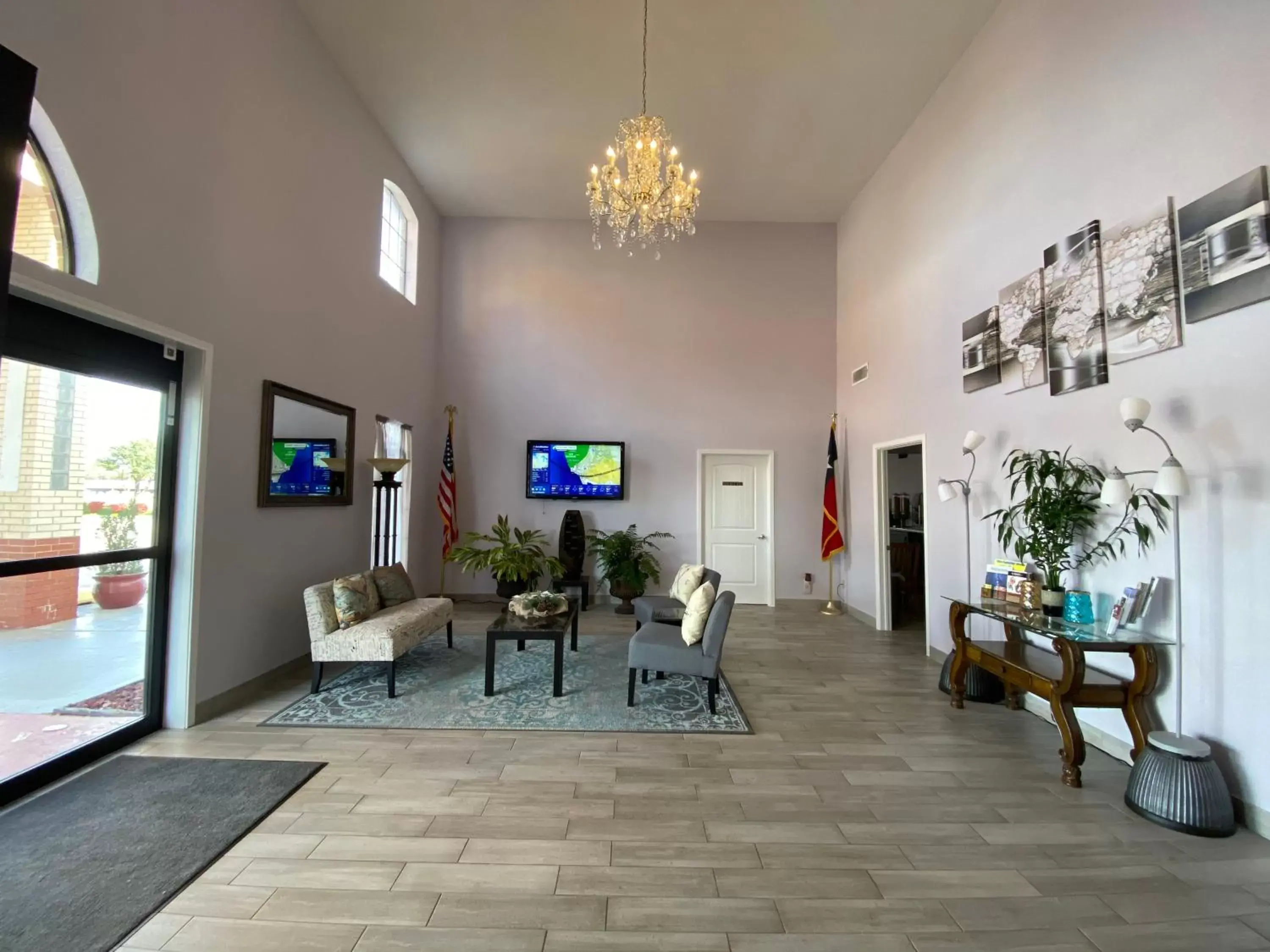 Lobby or reception, Seating Area in Americas Best Value Inn New Boston