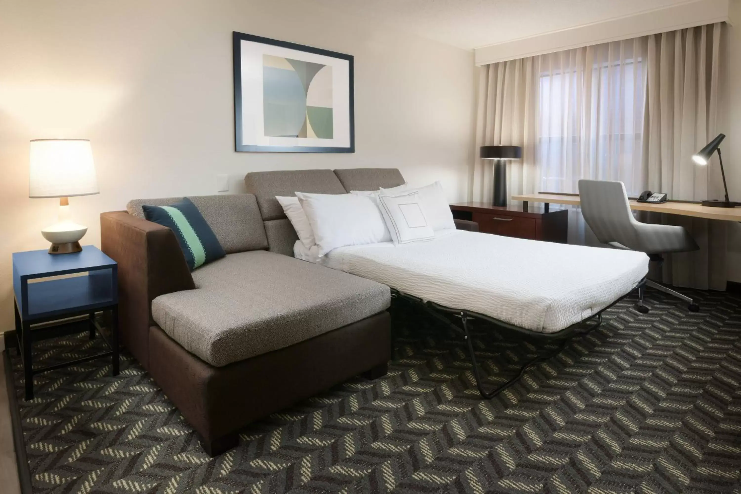 Photo of the whole room, Bed in Residence Inn Dallas Addison/Quorum Drive