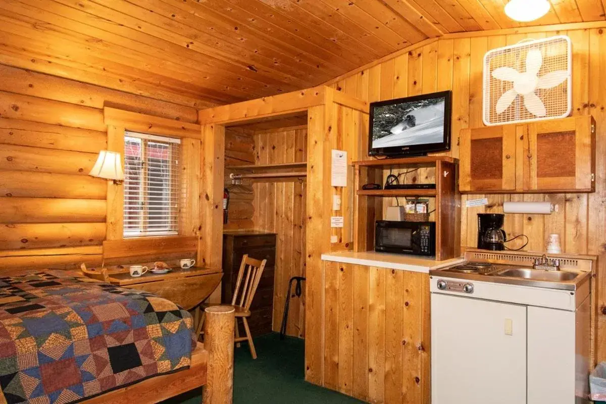 Kitchen/Kitchenette in Teton Valley Cabins