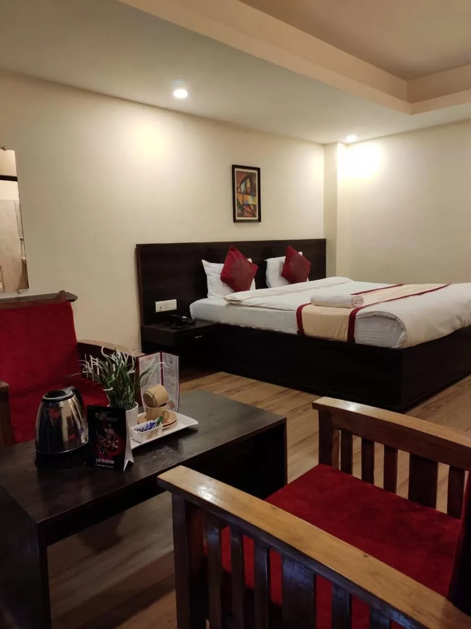 Bed in Hotel The Narayani Continental