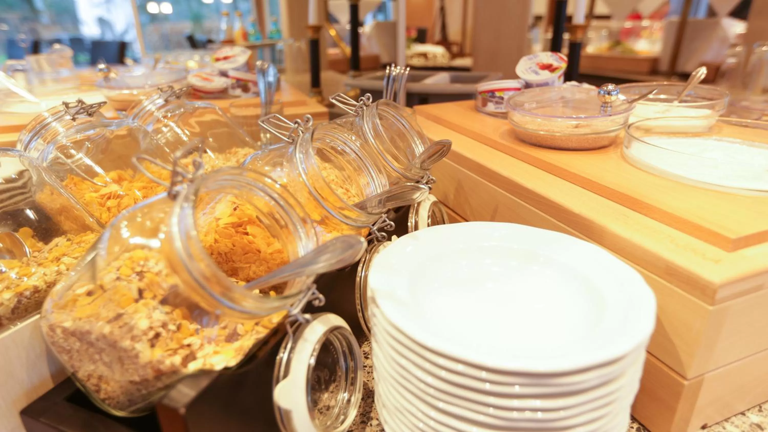 Buffet breakfast in Hotel Waldhalle