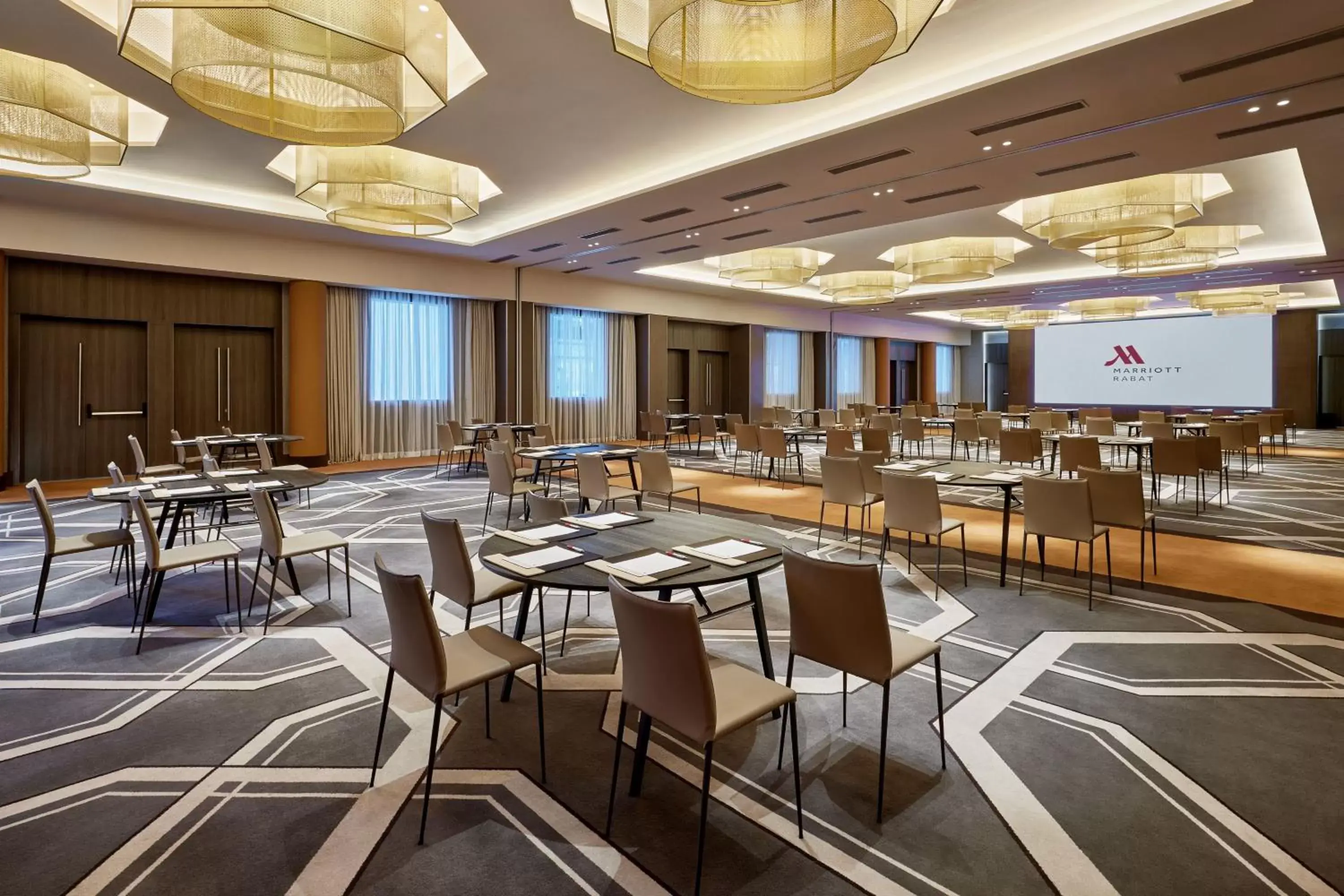 Meeting/conference room, Restaurant/Places to Eat in Rabat Marriott Hotel