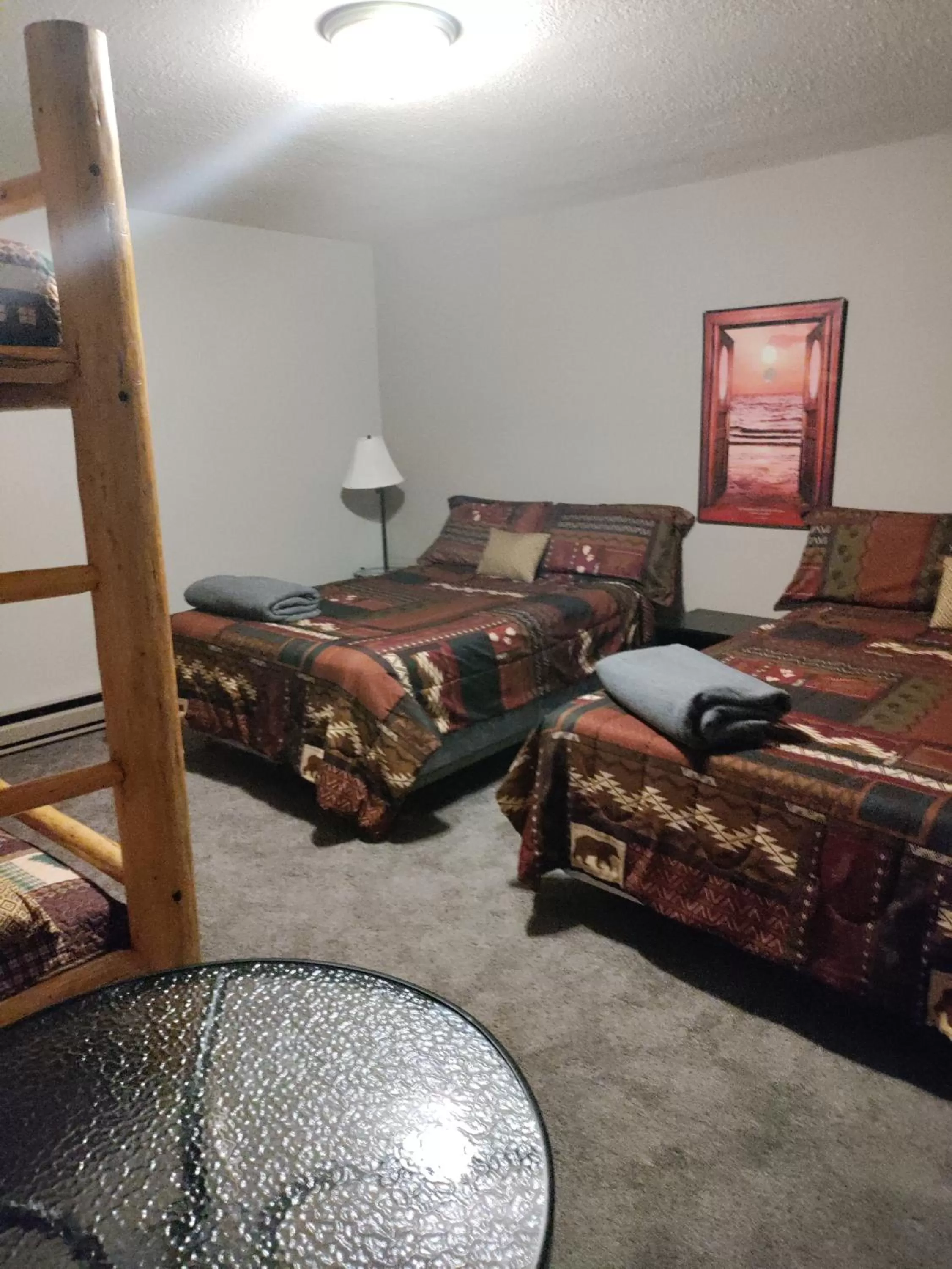 Bed in Rena's Bed and Breakfast