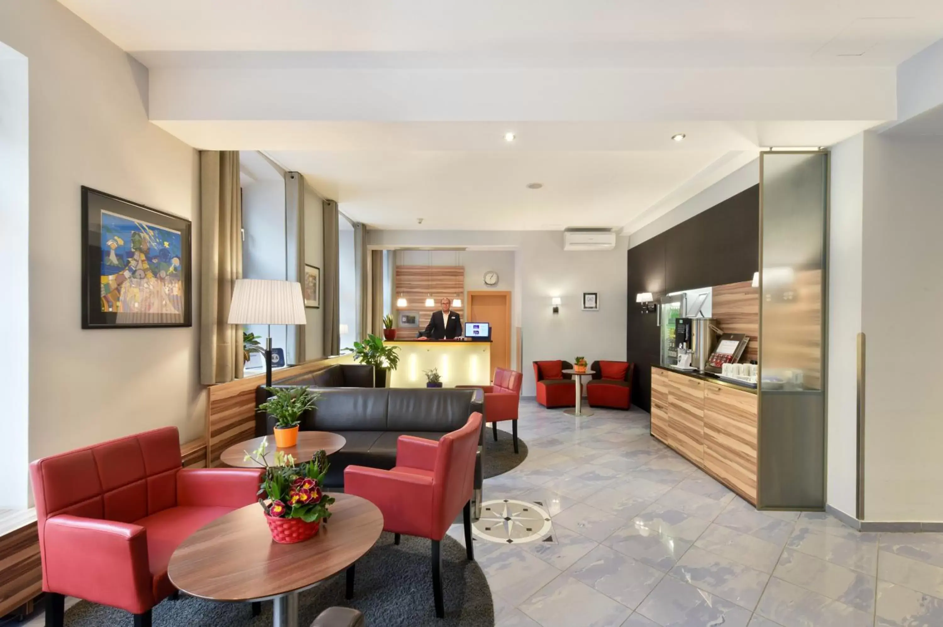 Lobby or reception in Hotel Lucia Lobby or reception in Hotel Lucia