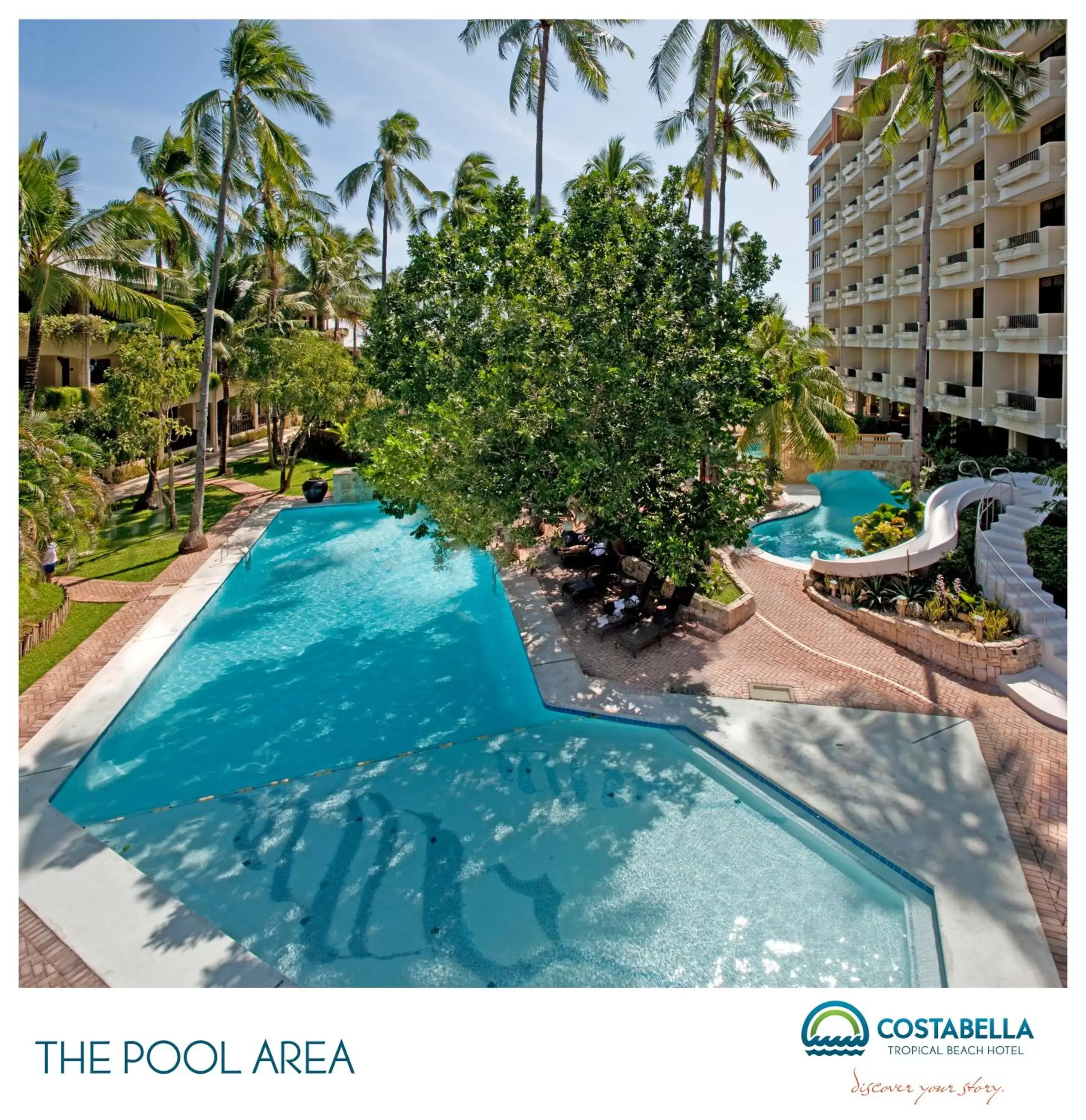 Garden, Swimming Pool in Costabella Tropical Beach Hotel