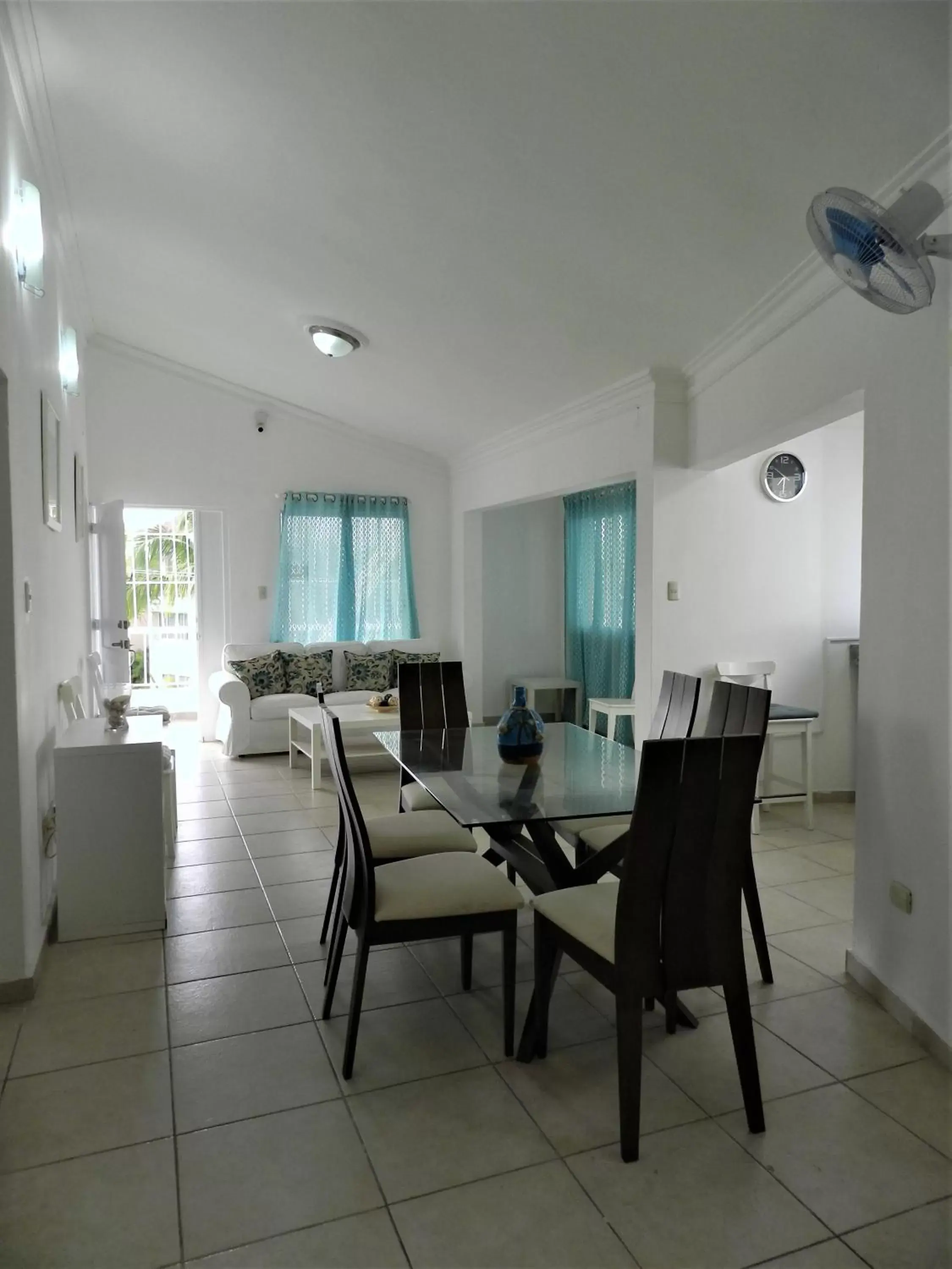 Living room, Dining Area in Karimar Beach Condo Hotel