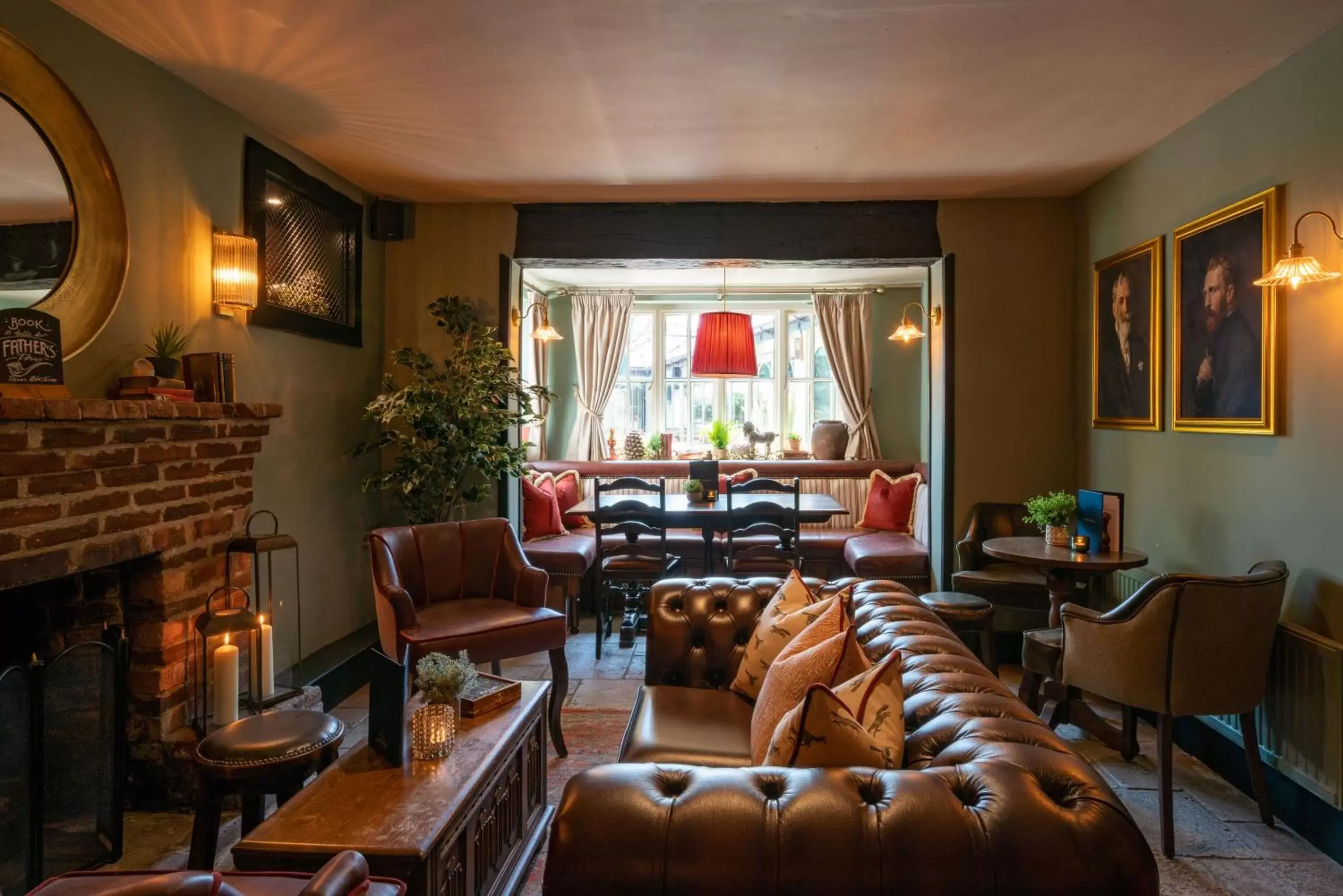 Seating area, Restaurant/Places to Eat in High Corner Inn