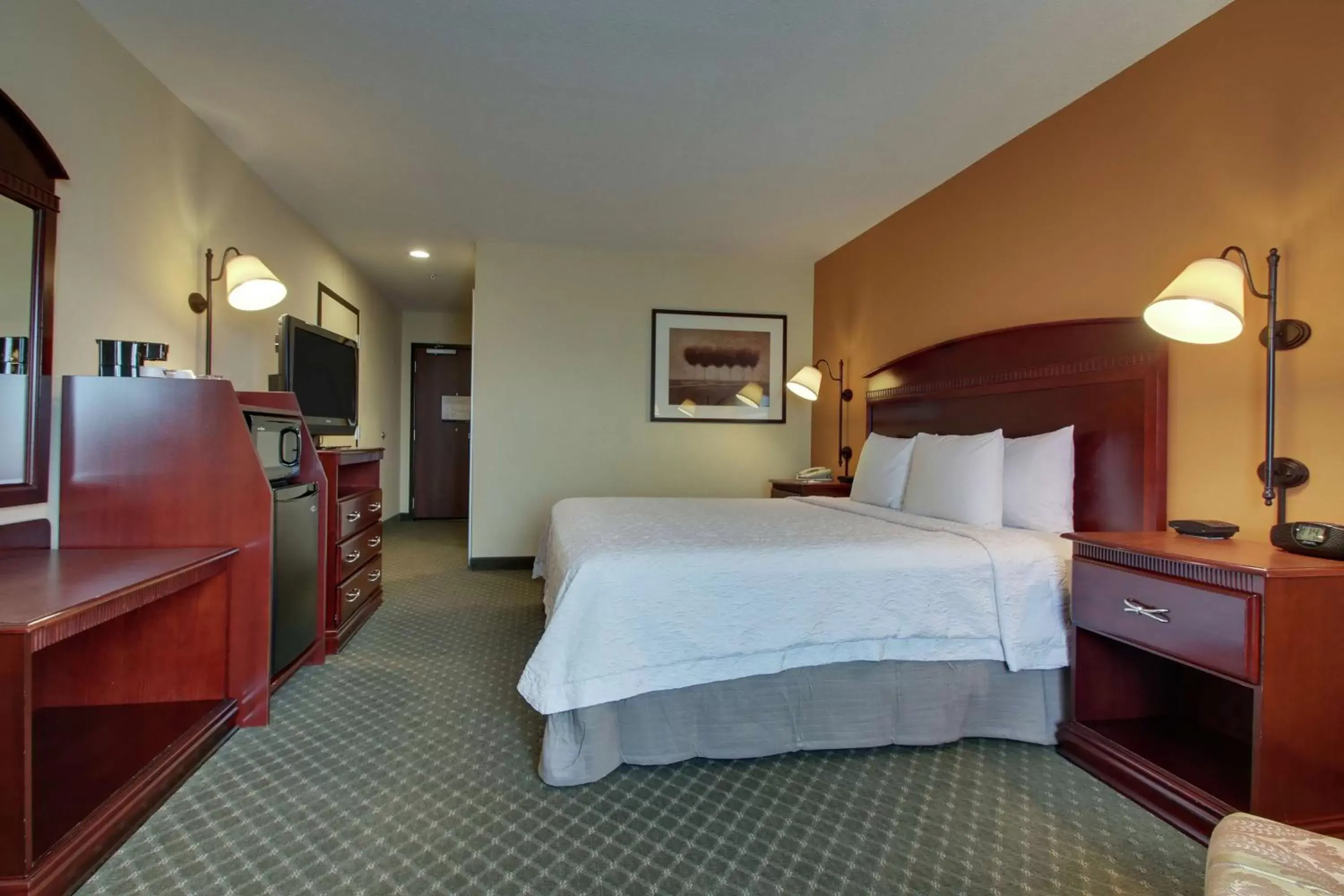 Living room, Bed in Hampton Inn & Suites Denver Littleton