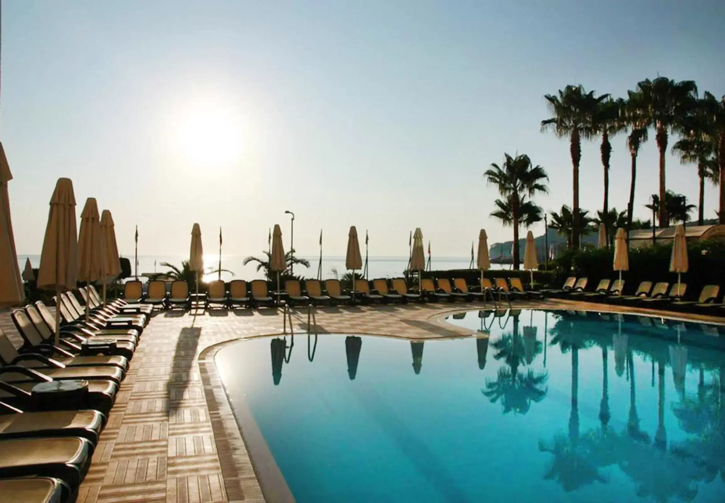 Summer, Swimming Pool in Golden Lotus Hotel