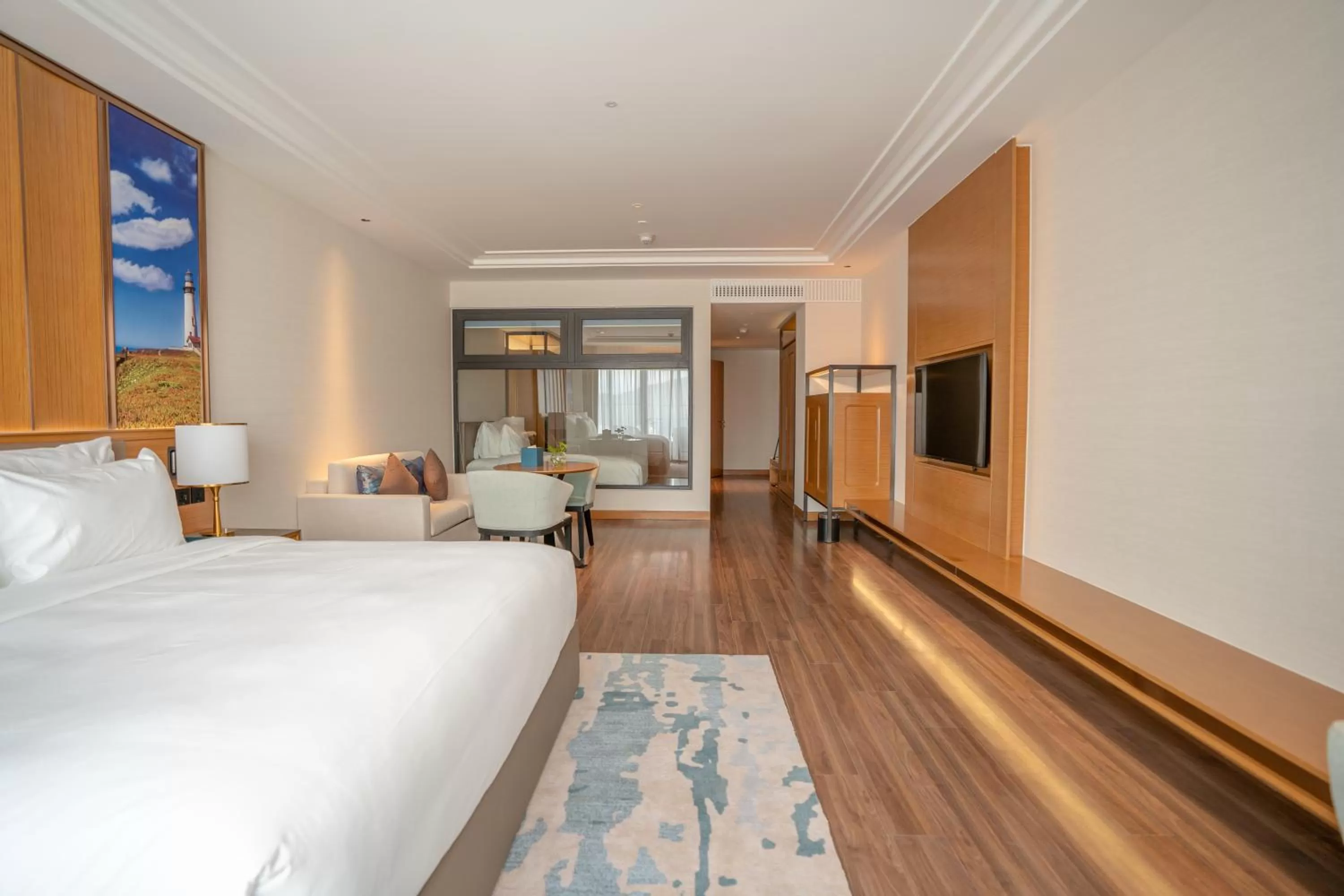 Living room, Bed in Grand Hyams Hotel - Quy Nhon Beach