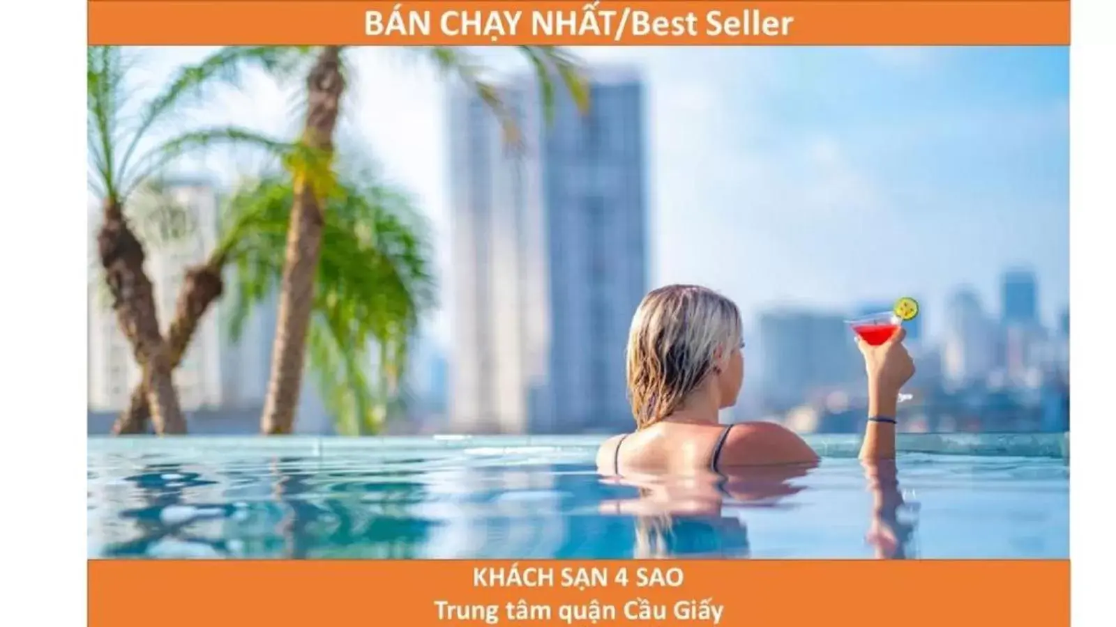 Pool view in Hillary Hanoi Hotel Pool view in Hillary Hanoi Hotel