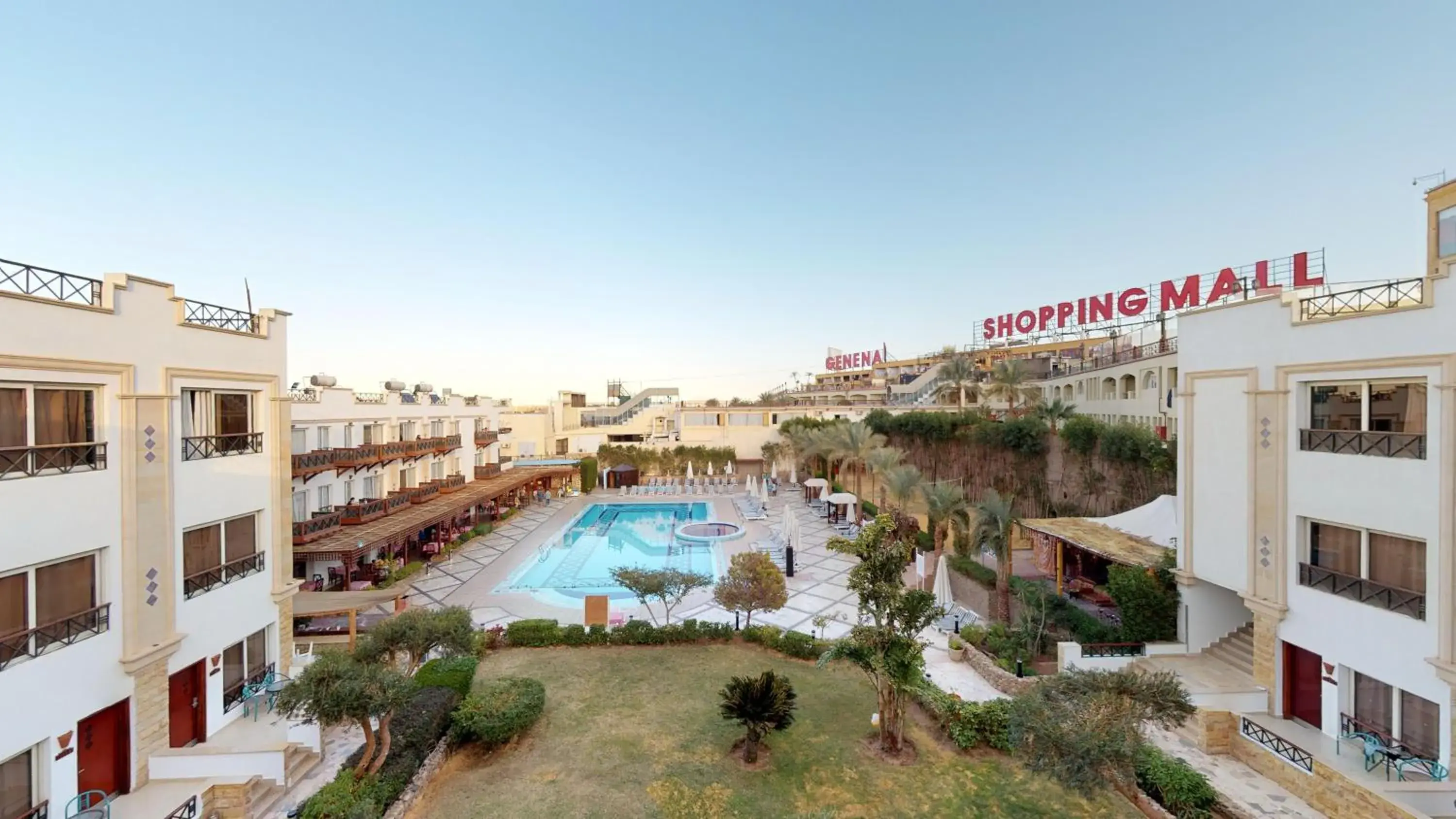 Pool View in Falcon Naama Star Hotel