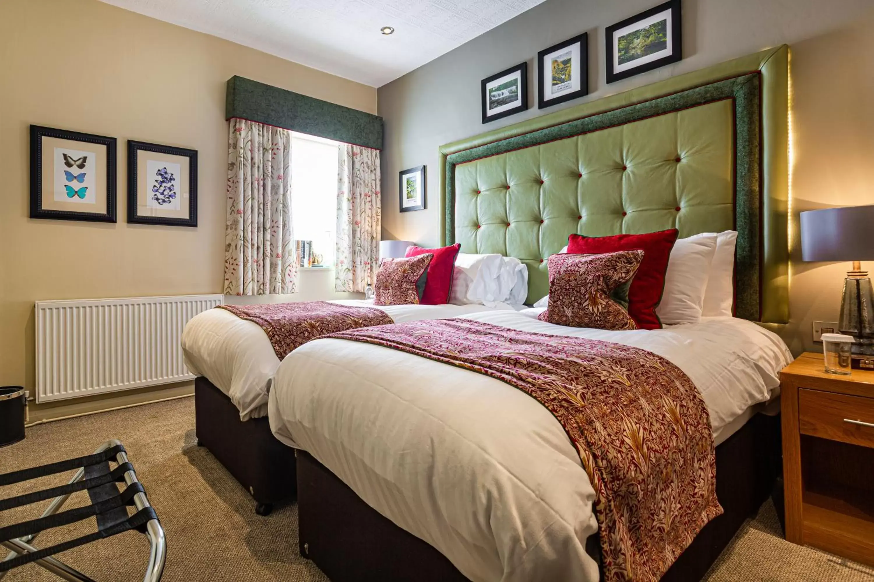 Bed in The Rutland Arms Hotel, Bakewell, Derbyshire