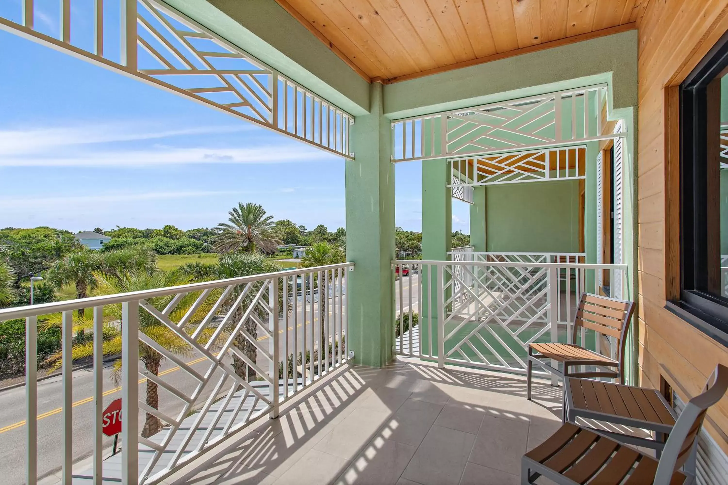 Balcony/Terrace in Holiday Inn Express St. Augustine - Vilano Beach, an IHG Hotel