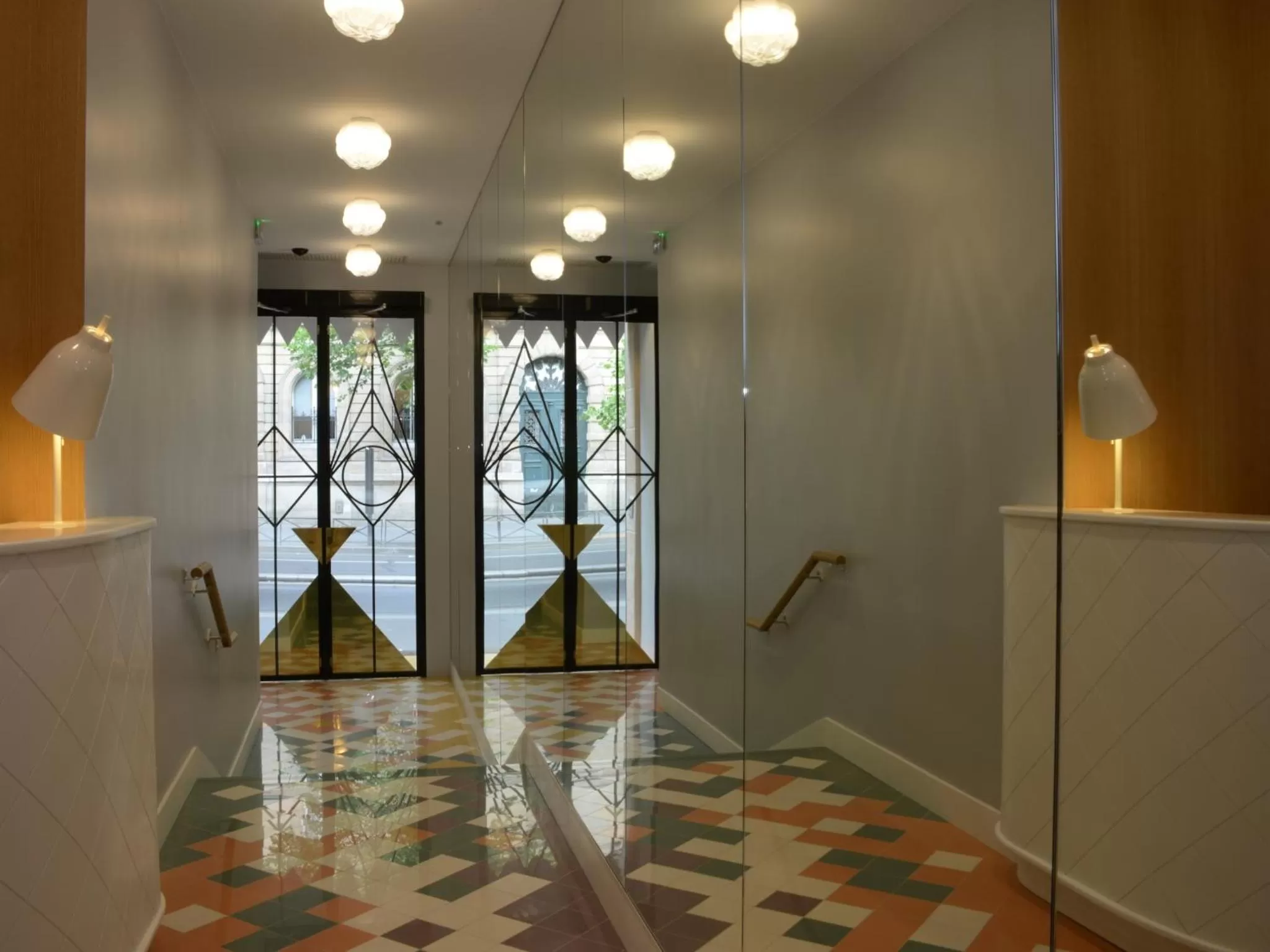 Lobby or reception in Hotel le Lapin Blanc