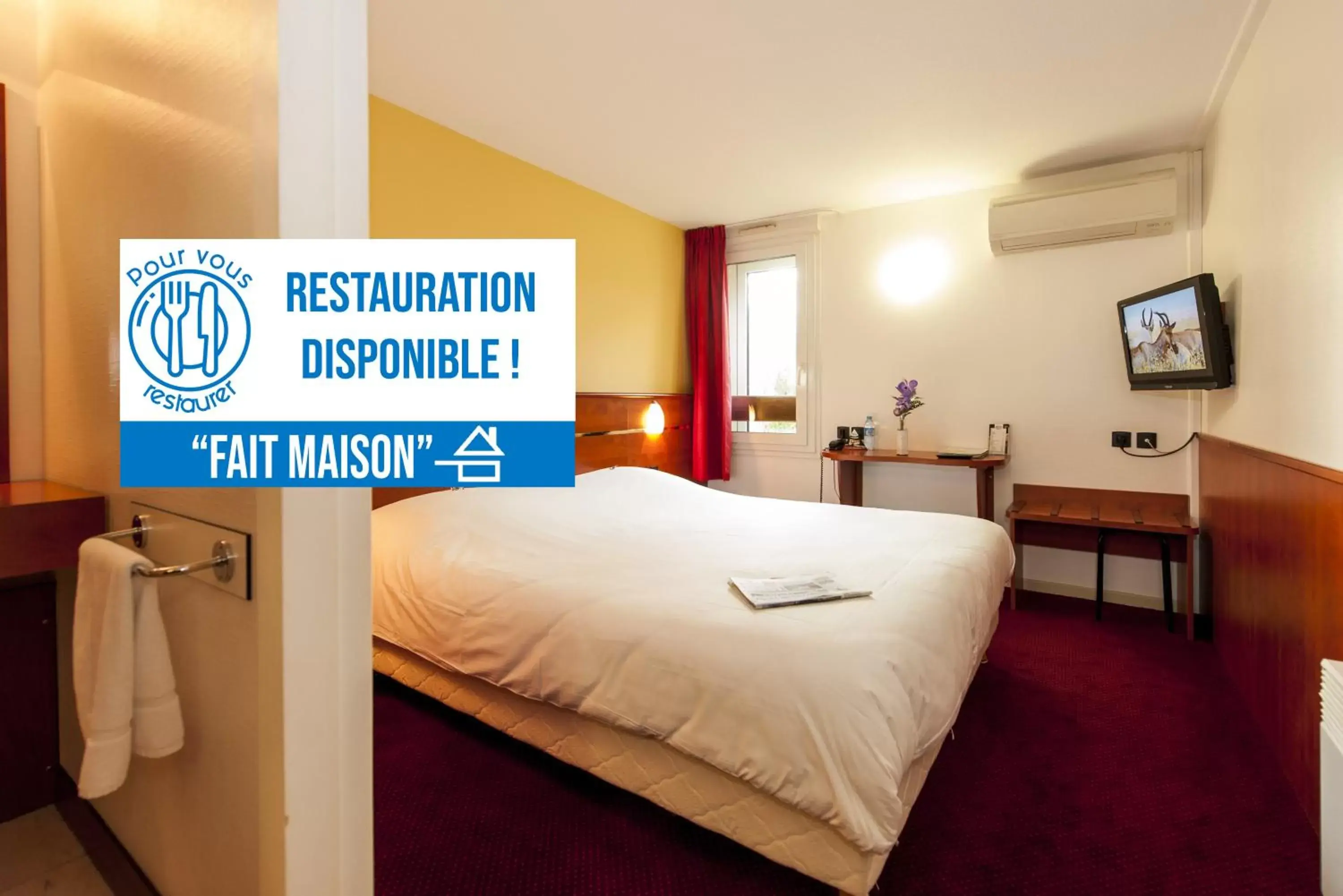 Bed in Brit Hotel Agen - L'Aquitaine