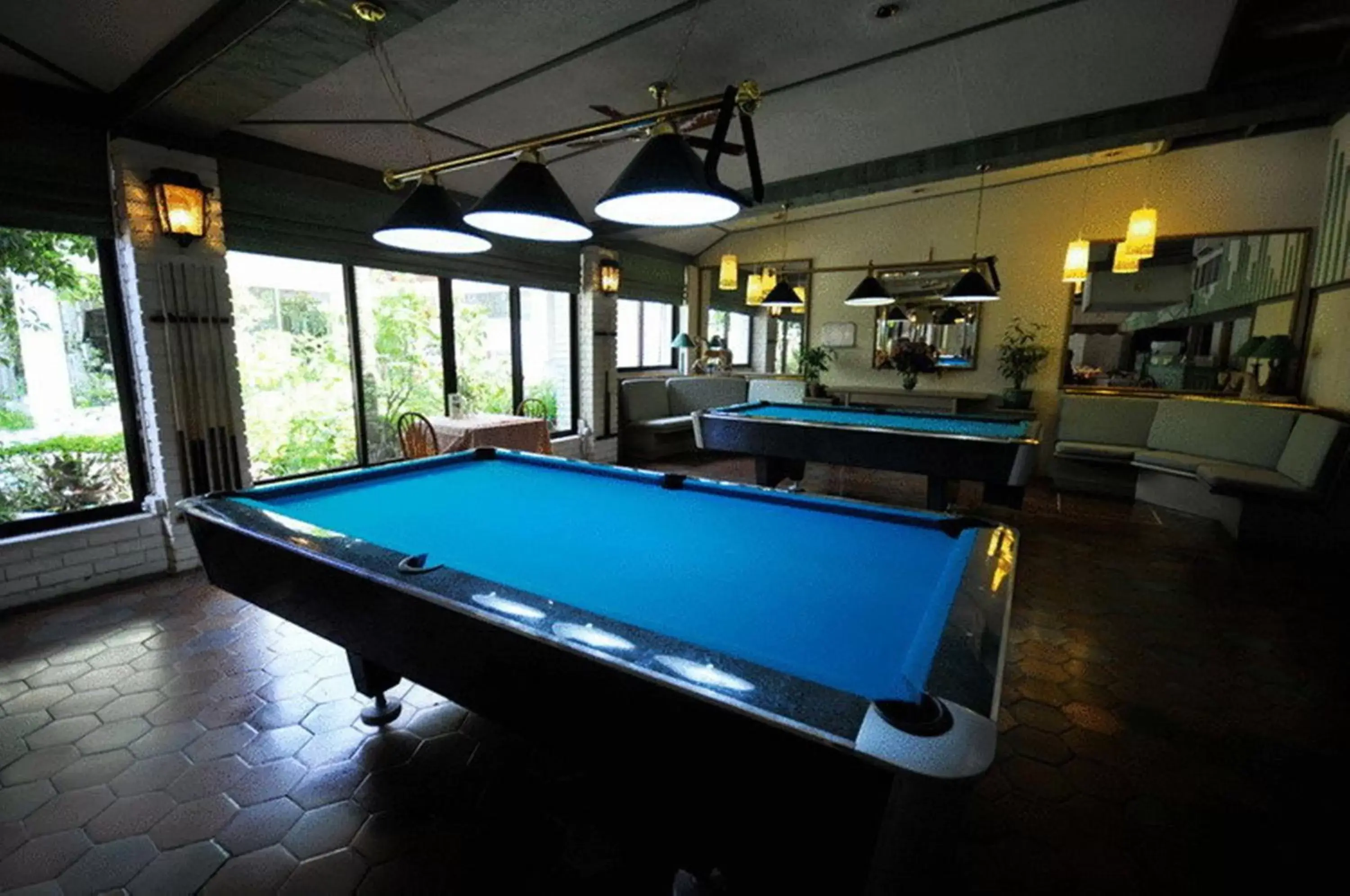 Garden view, Billiards in Terrace Hotel