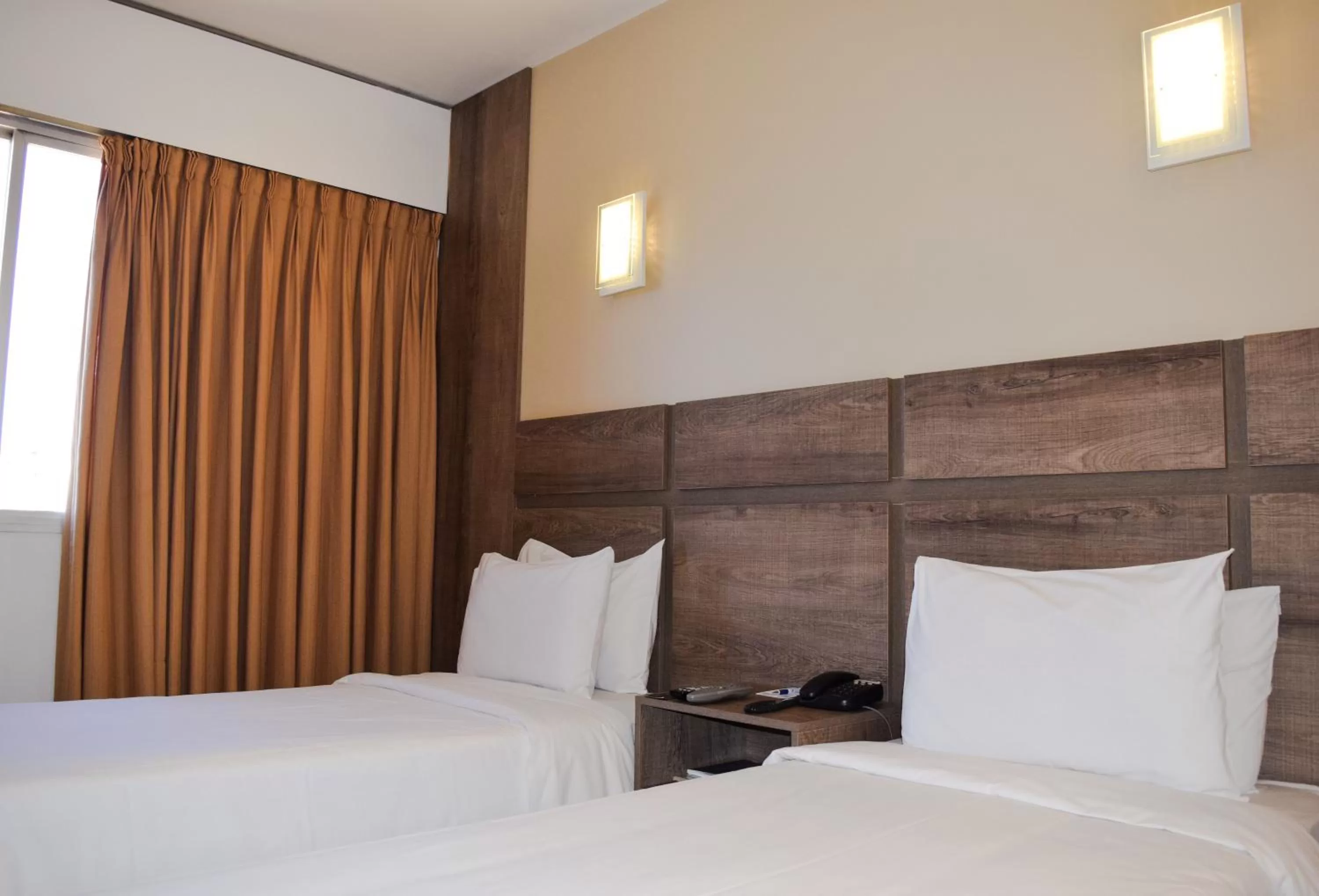 Decorative detail, Bed in América Bittar Hotel