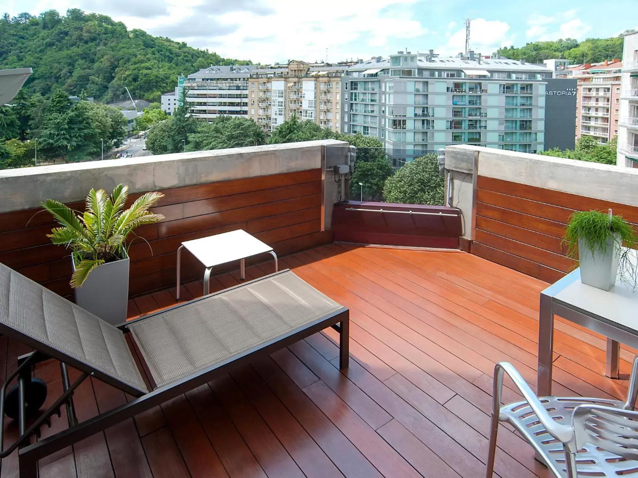 Balcony/Terrace in Hotel Silken Amara Plaza