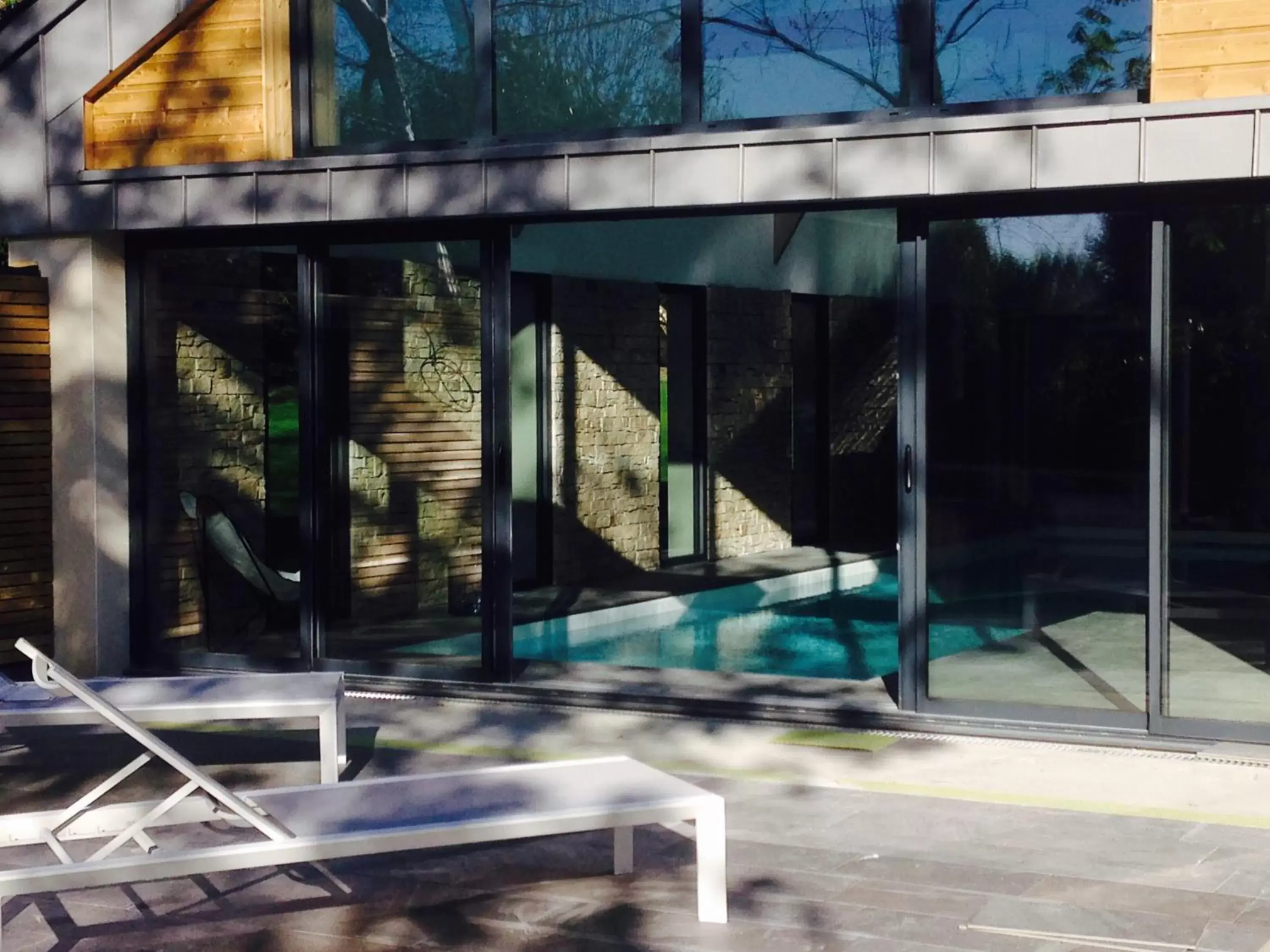 Balcony/Terrace, Swimming Pool in Manoir des Eperviers