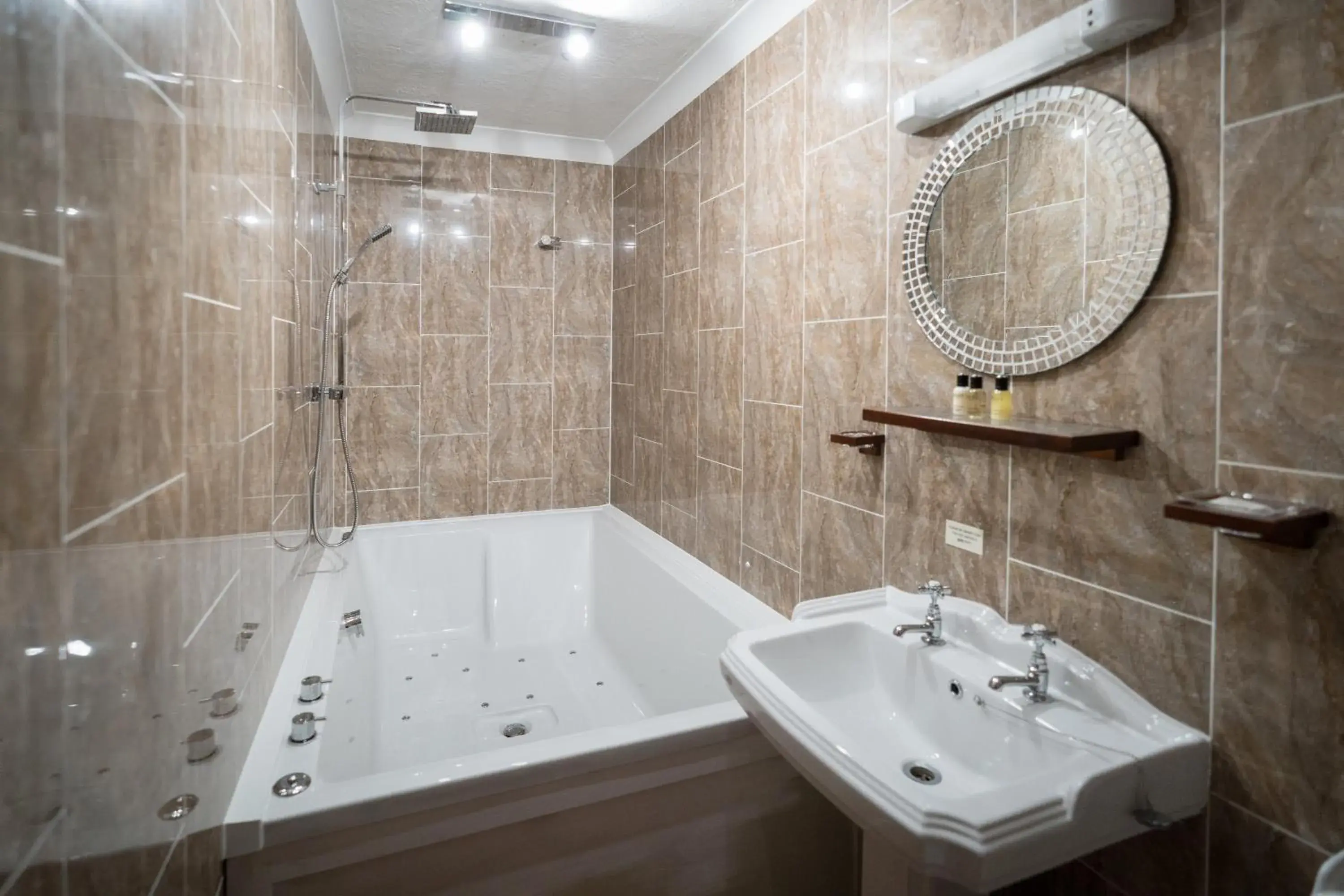 Bathroom in Tottington Manor Hotel
