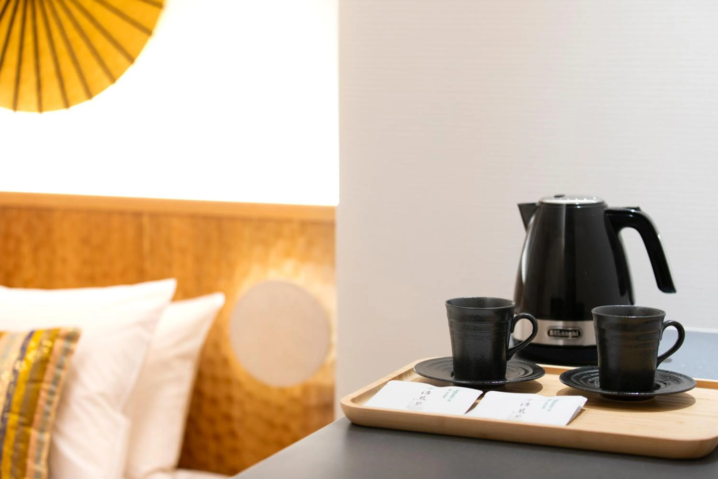 Coffee/tea facilities, Bed in Hotel Kanazawa Zoushi