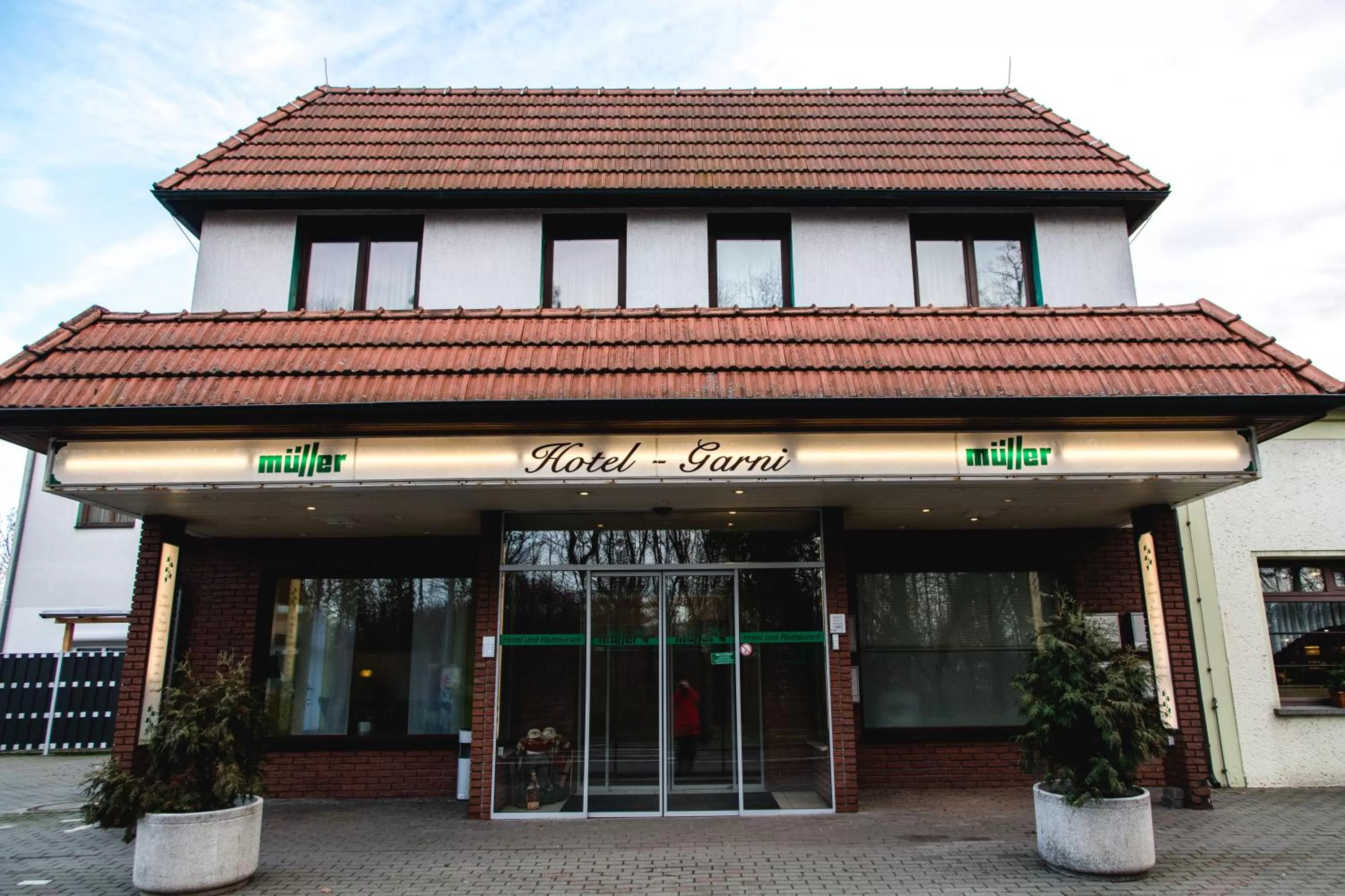 Facade/entrance in Hotel Müller