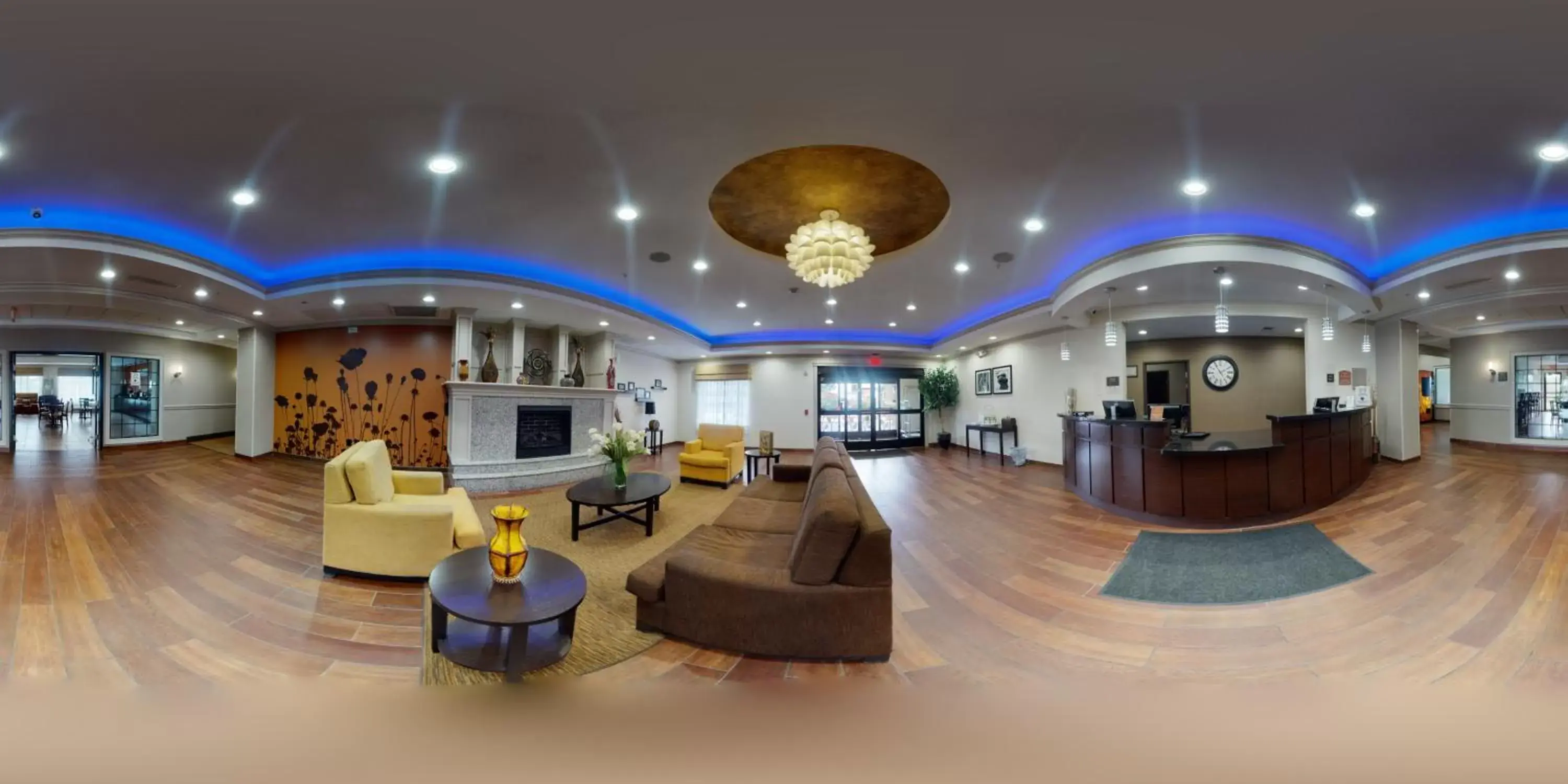 Lobby or reception in Restwell Inn & Suites I-45 North Lobby or reception in Restwell Inn & Suites I-45 North