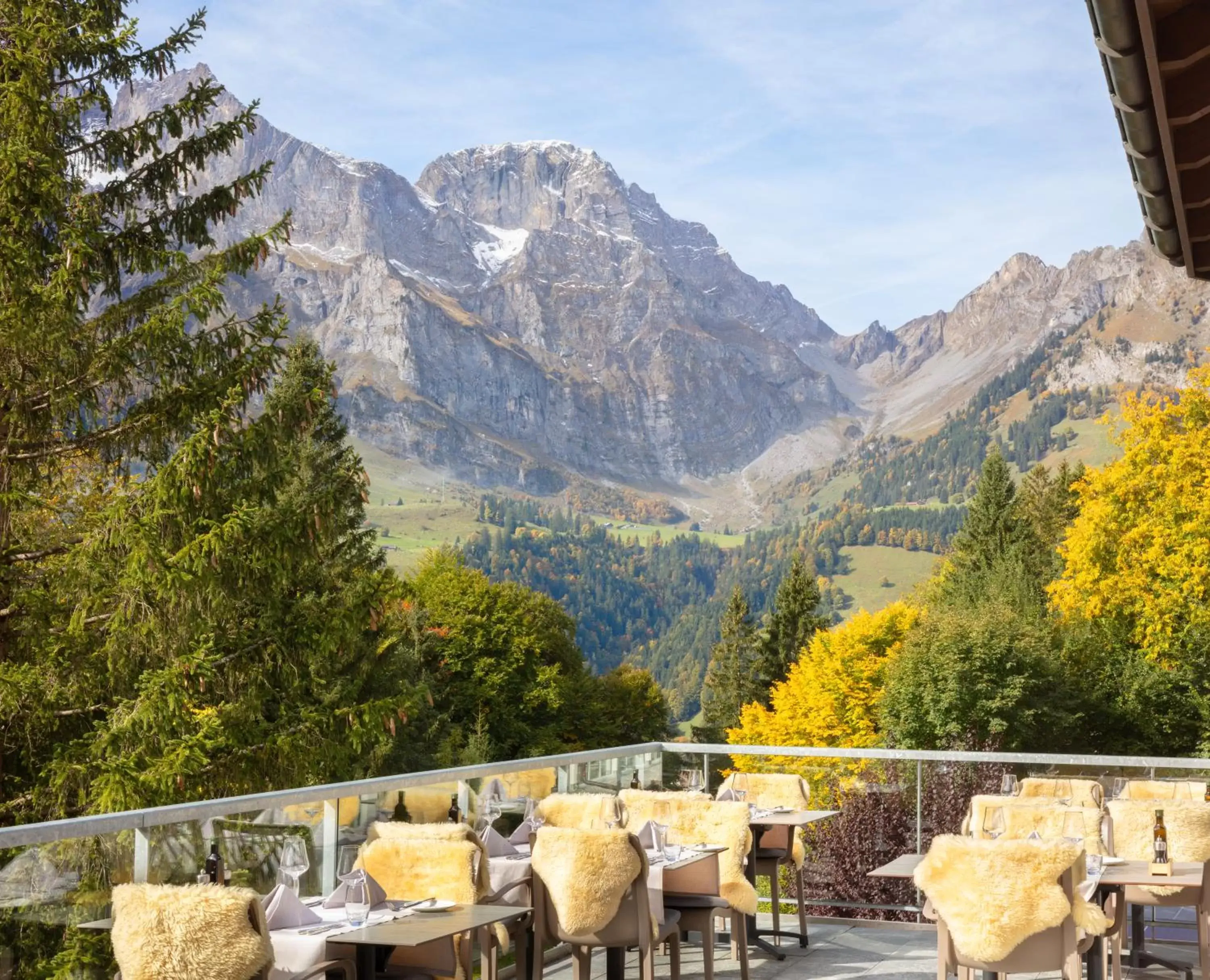 Restaurant/places to eat, Mountain View in Hotel Waldegg - Adults only