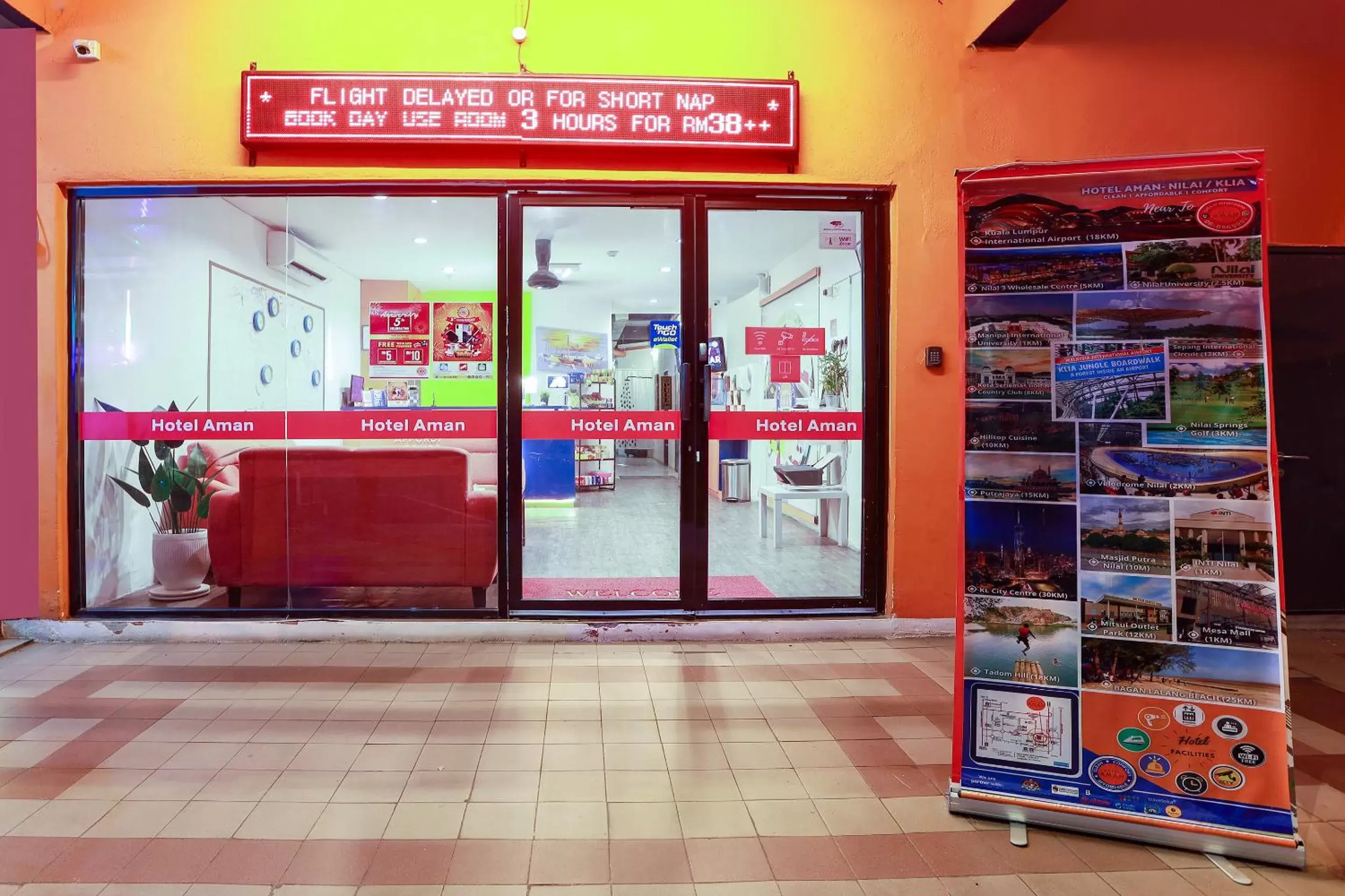 Facade/entrance in Hotel Aman- Nilai & KLIA