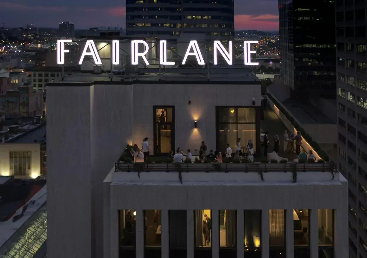 Bird's eye view in Fairlane Hotel Nashville, by Oliver