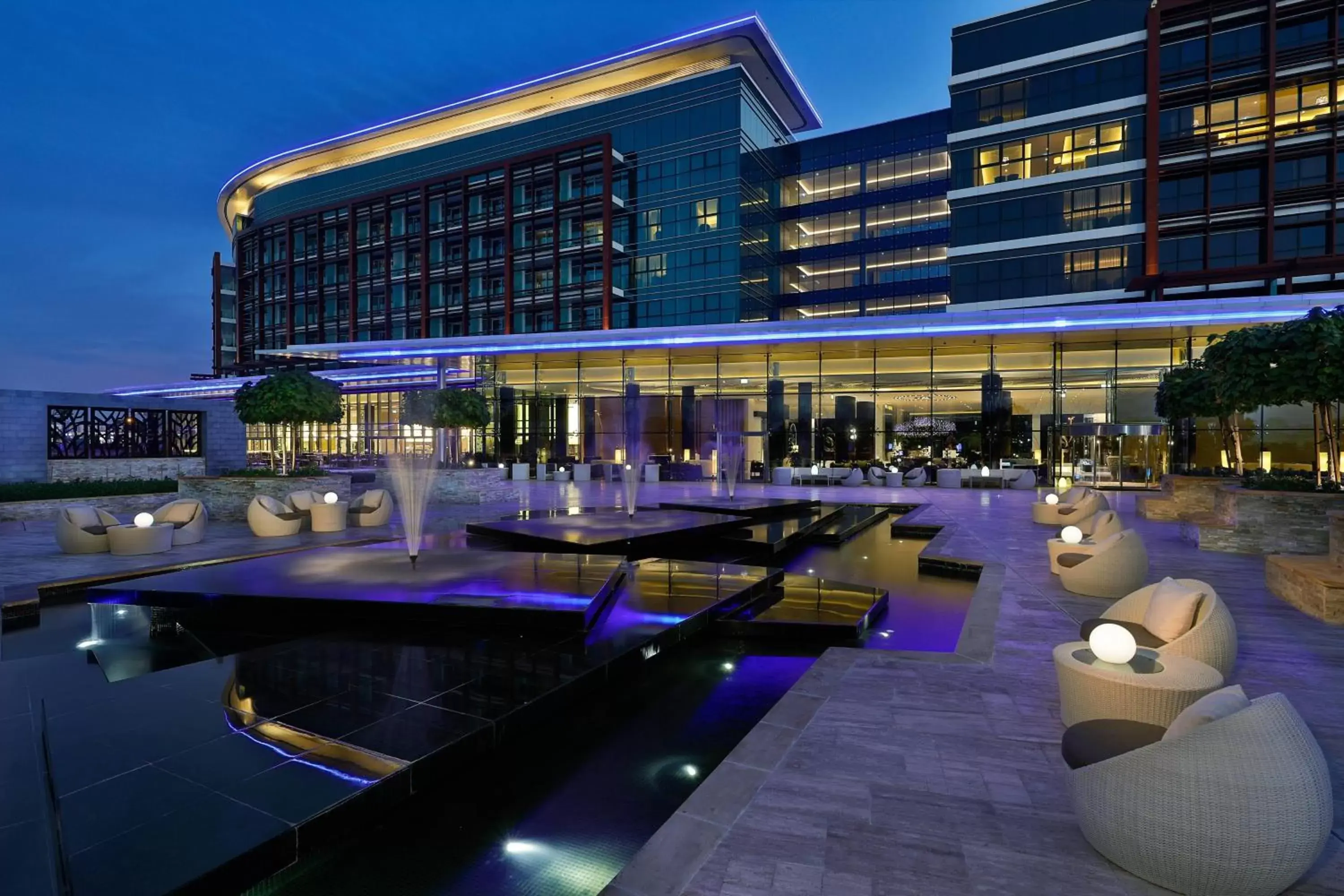 Lobby or reception, Swimming Pool in Marriott Hotel Al Forsan, Abu Dhabi