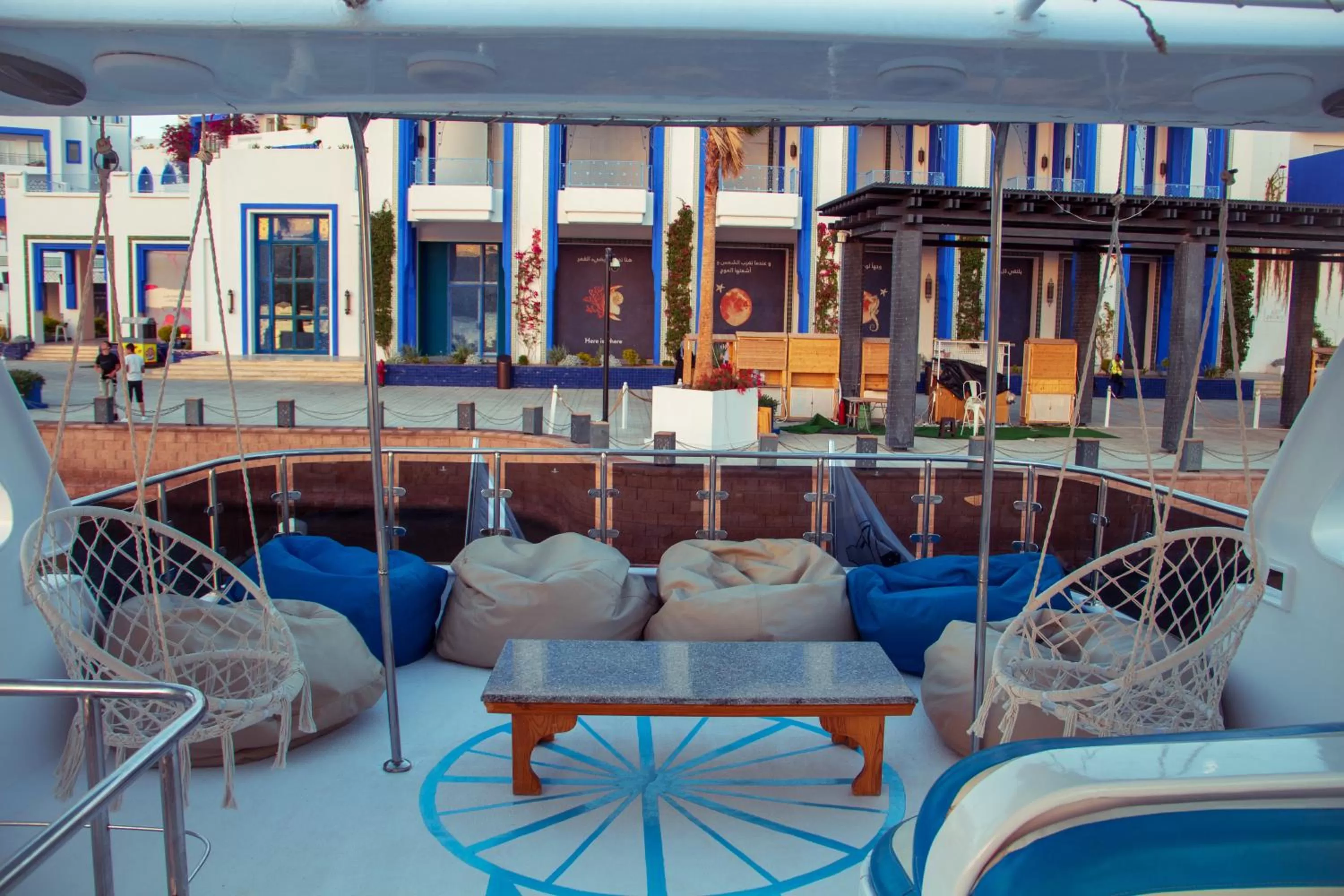 Seating area in Aqaba Adventure Divers Resort & Dive Center