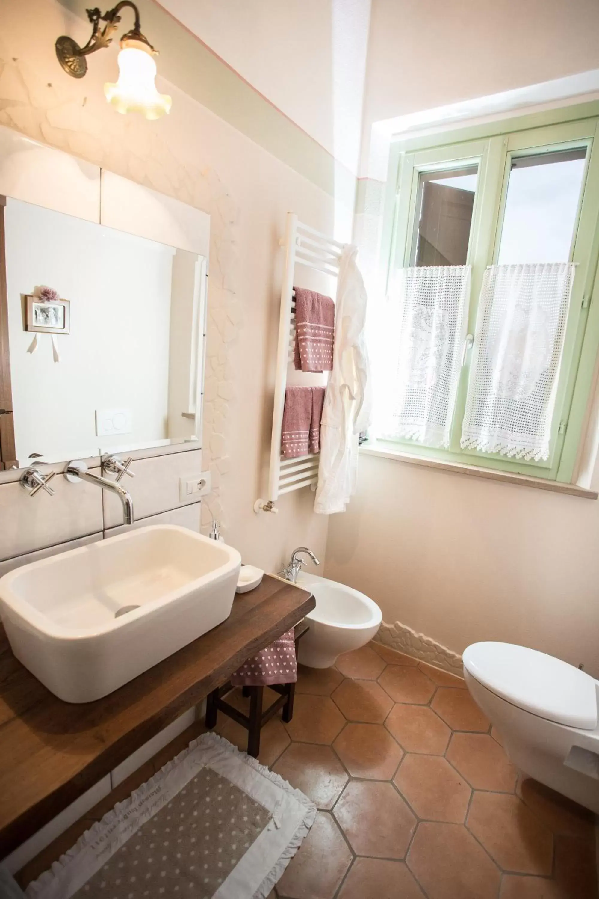 Bathroom in Antico Casale Cesenatico B&B