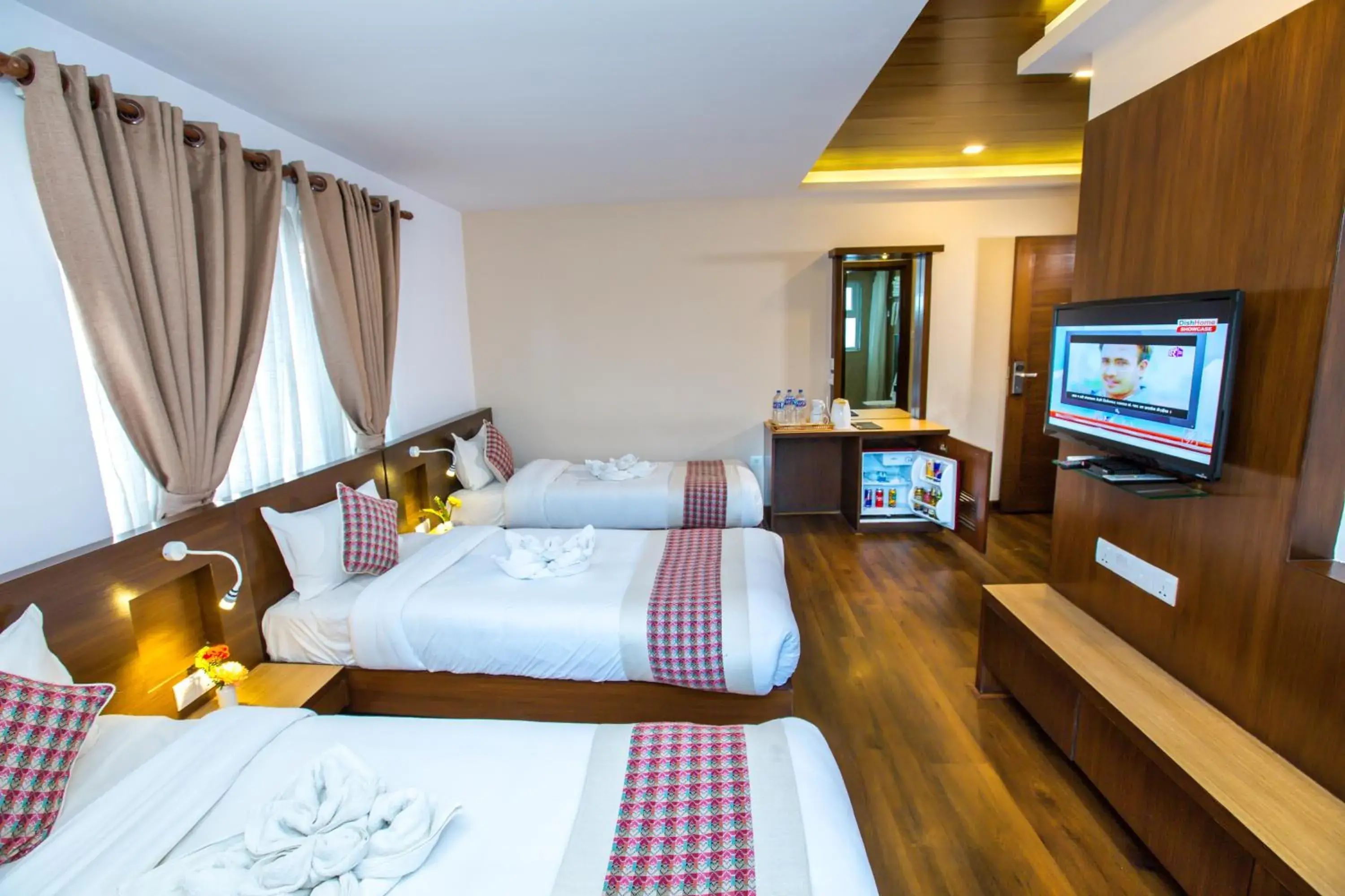 Bed in Kathmandu Suite Home