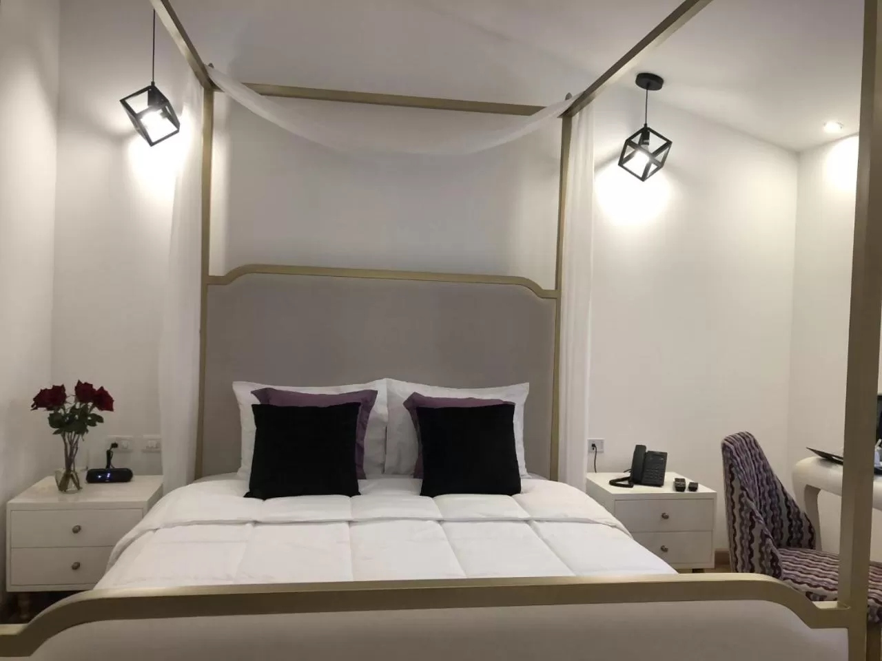 Decorative detail, Bed in Adamas House Hotel Boutique