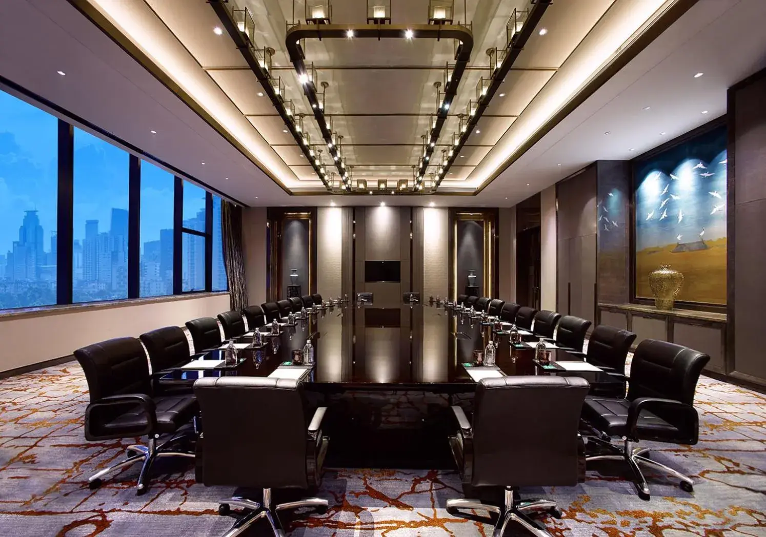 Meeting/conference room, Business Area/Conference Room in Wanda Vista Zhengzhou