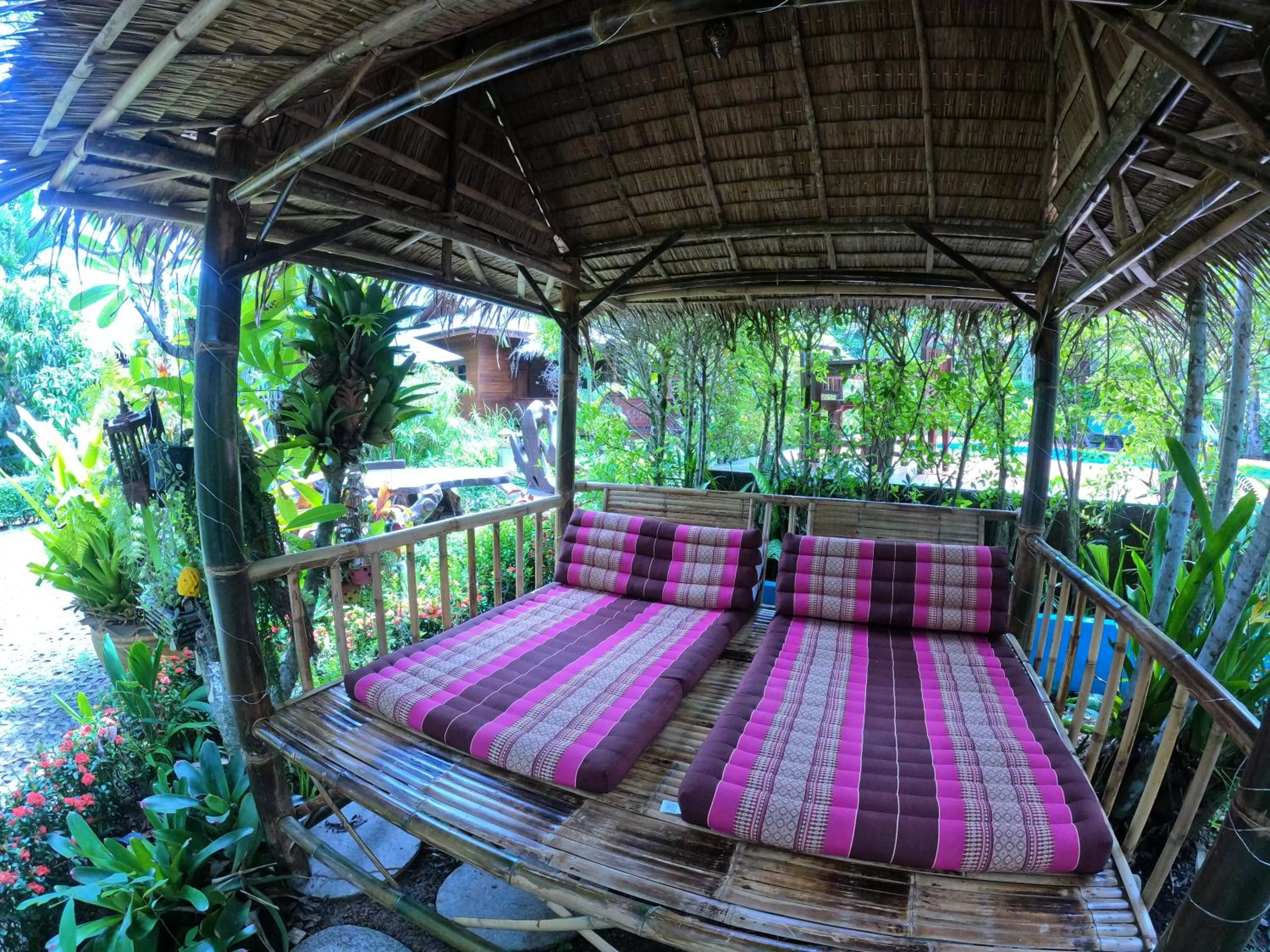 Inner courtyard view in Cozy Garden Resort