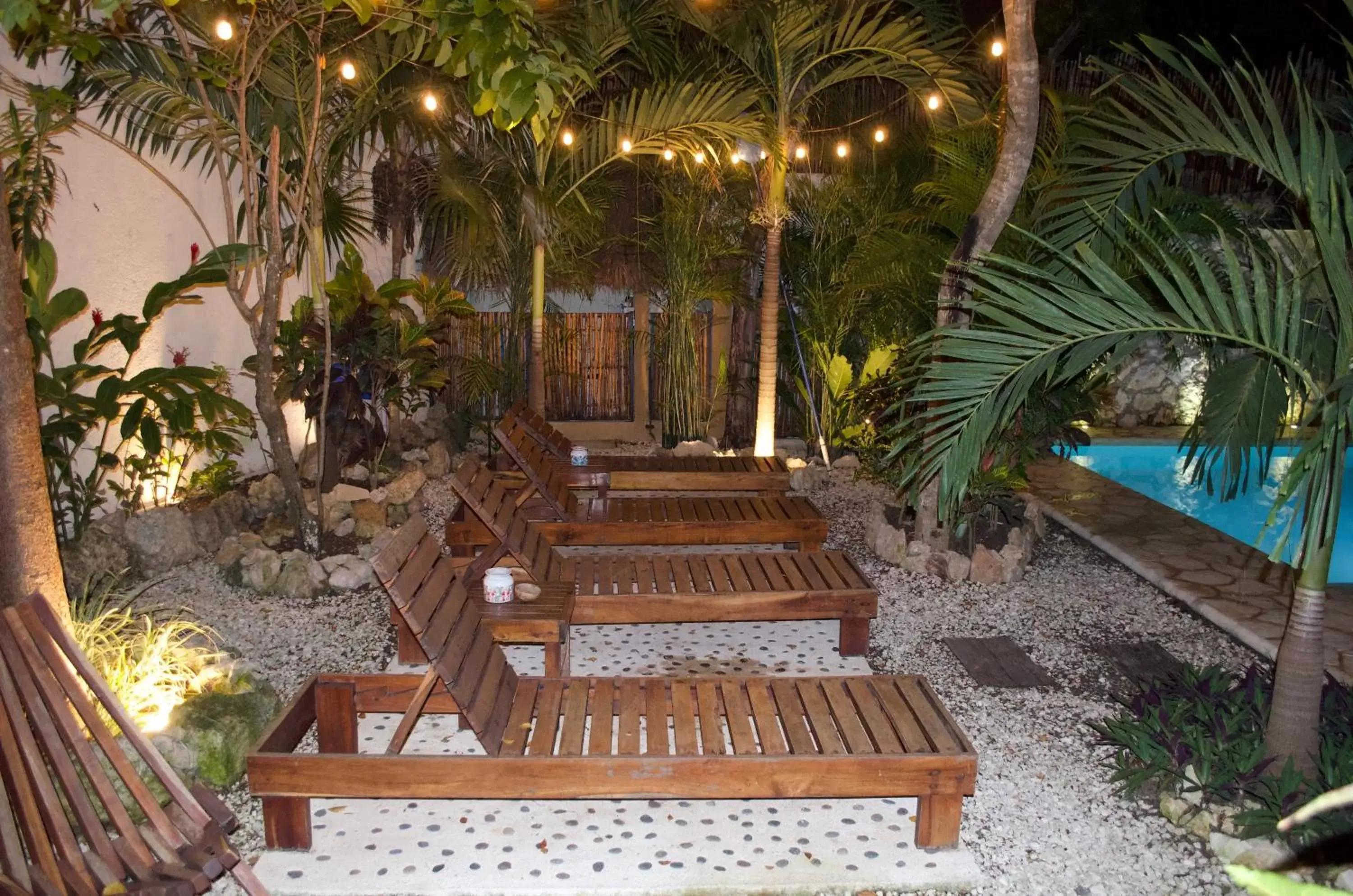 Patio, Pool View in Aldea San Lam - Oasis Of Tulum