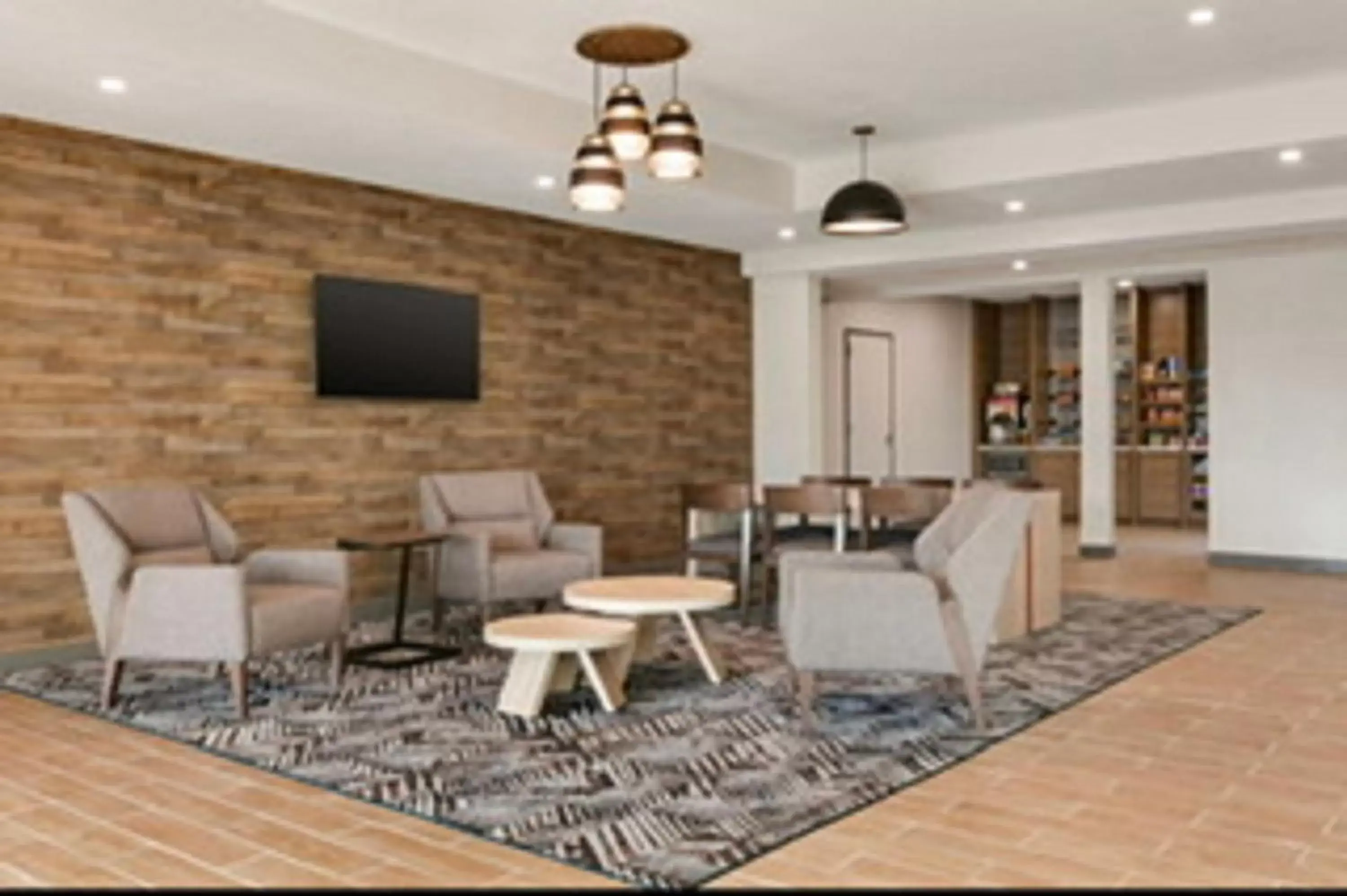 Lobby or reception, Lounge/Bar in Candlewood Suites Mount Pleasant, an IHG Hotel
