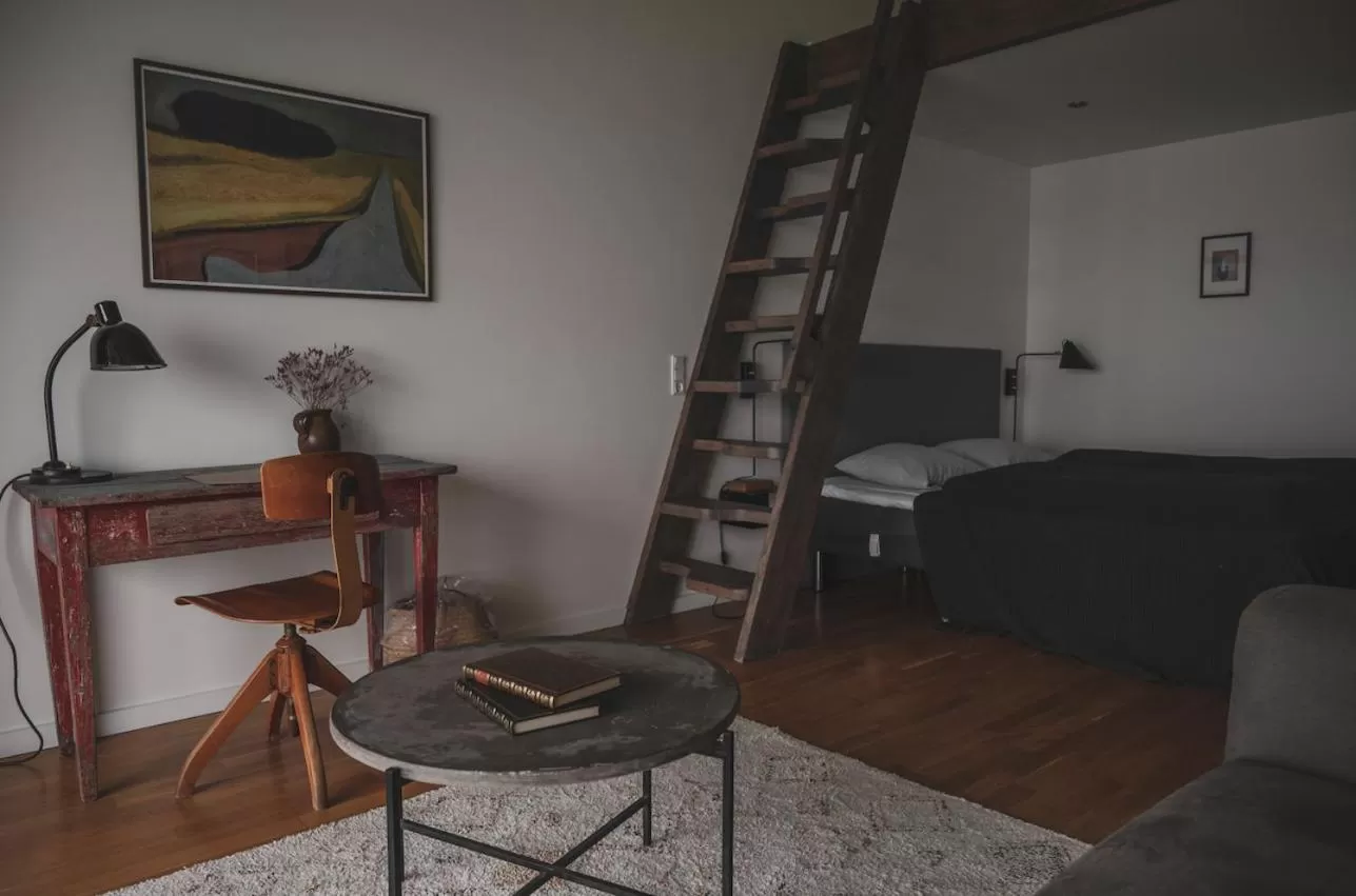 Living room in Langhoff & Juul Boutique Hotel og Restaurant