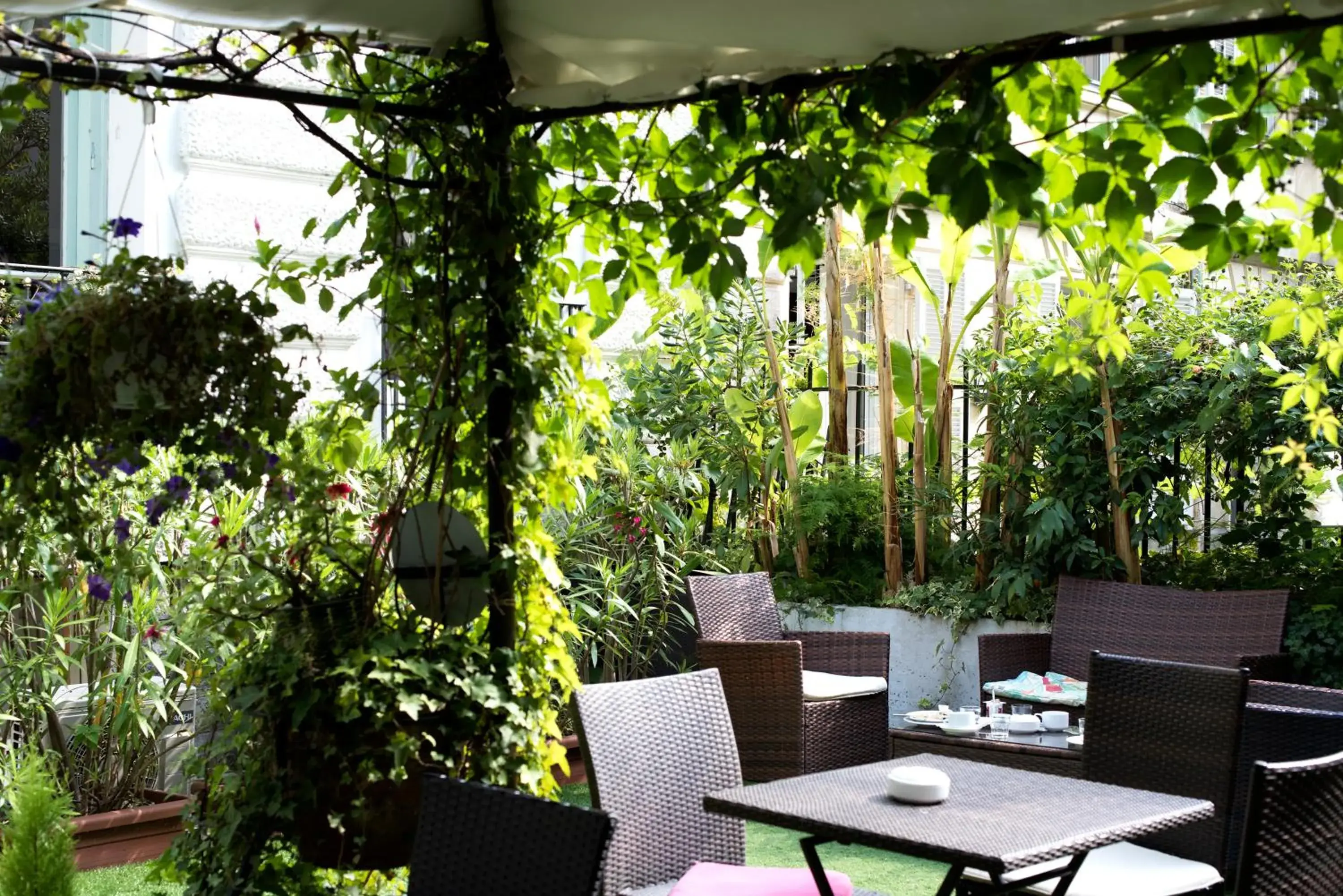 Garden, Restaurant/Places to Eat in Hotel Villa Rivoli